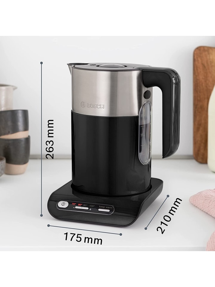 Bosch Wasserkocher 1,5L 2400W in Schwarz günstig kaufen onesize