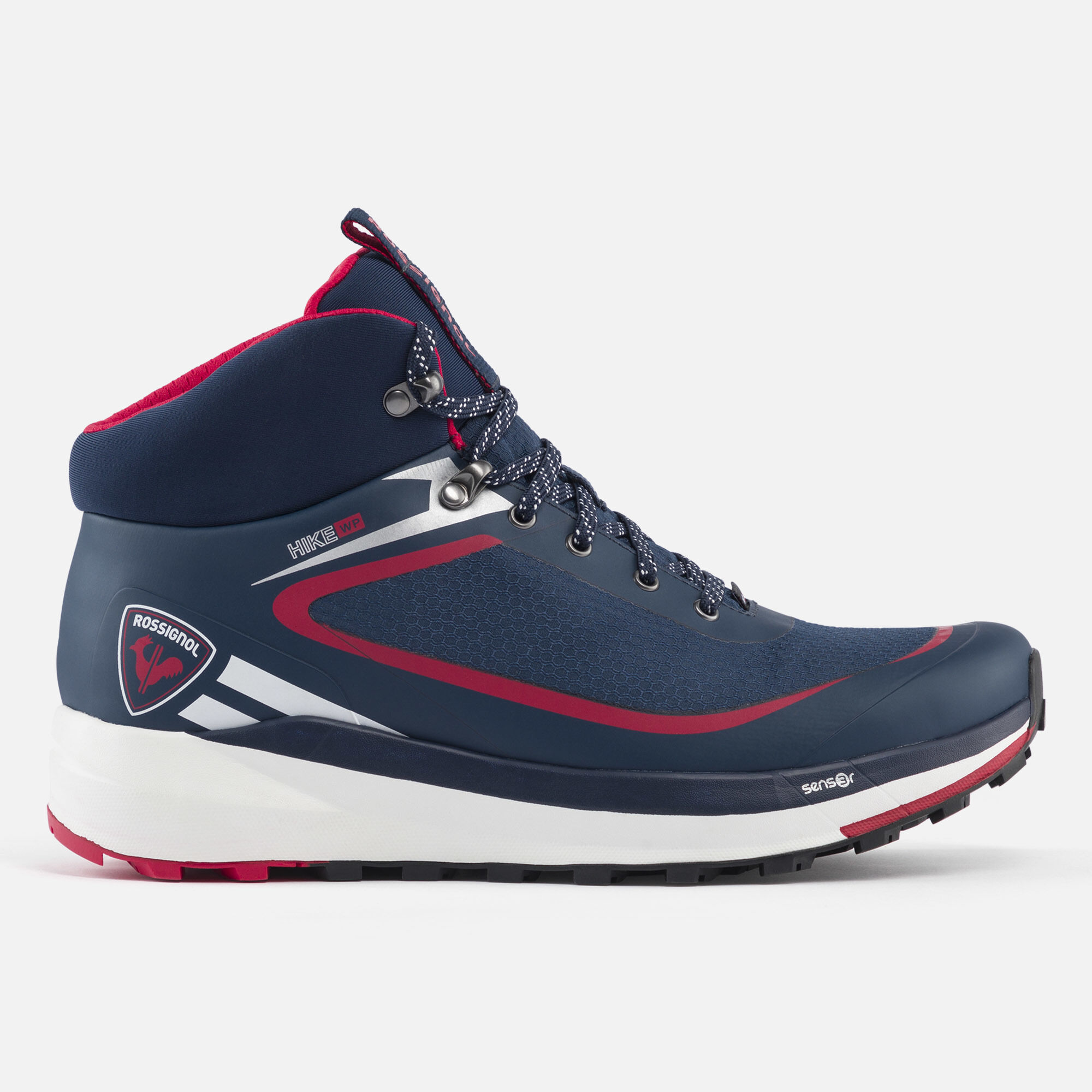 Chaussures de randonnée imperméables bleu marine femme