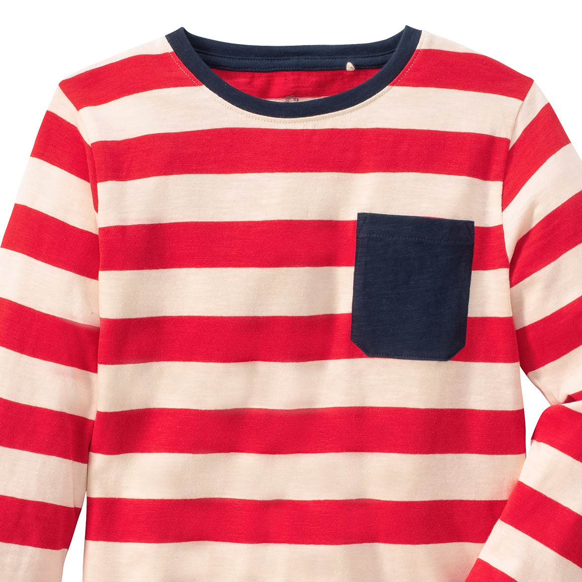 Jungen Langarmshirt mit Brusttasche