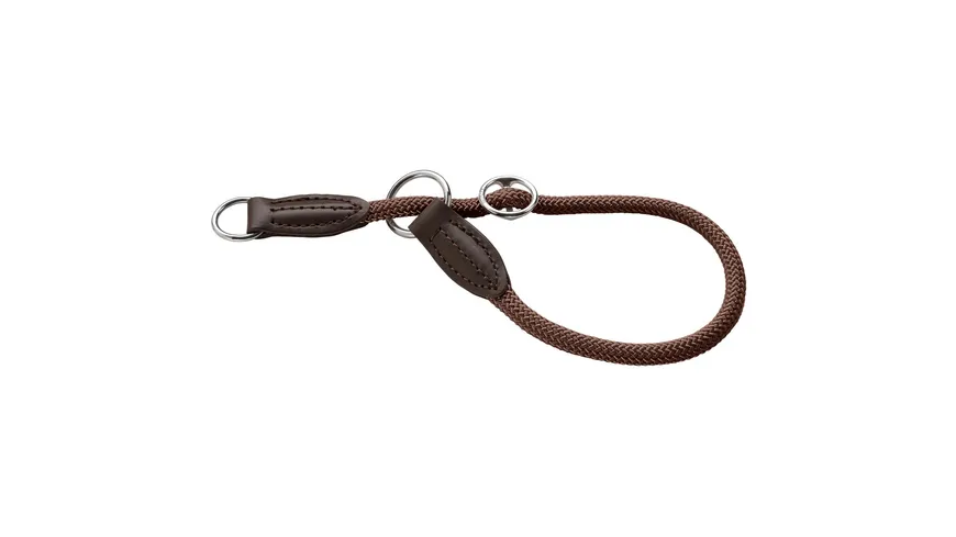 Hunter Hunde Dressurhalsung Freestyle, Farbe: braun, Maße:  30 / 0,8 cm