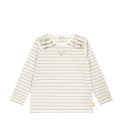 T-Shirt langarm, beige für Mädchen