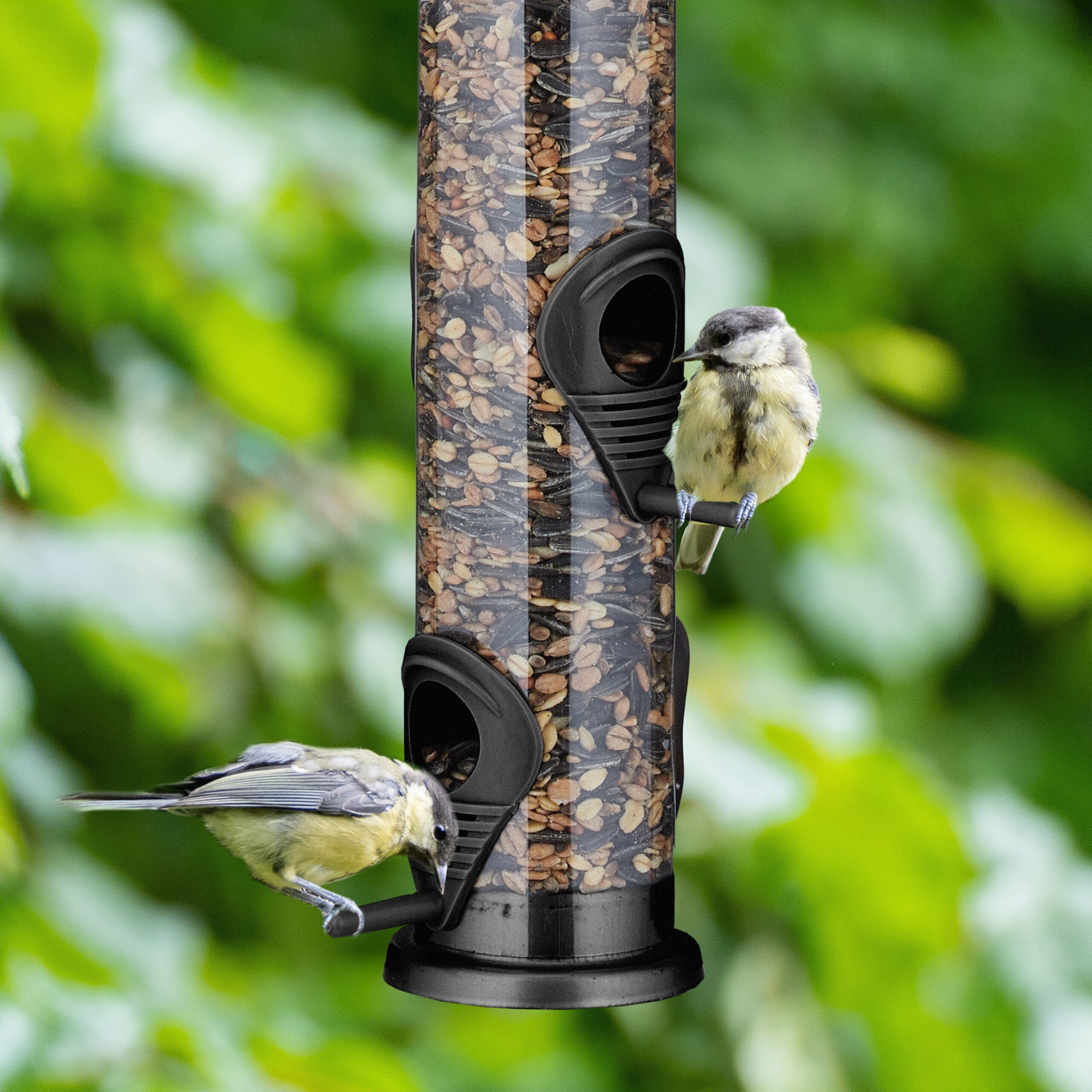 relaxdays Futterspender Vogelfutterspender zum Aufhängen