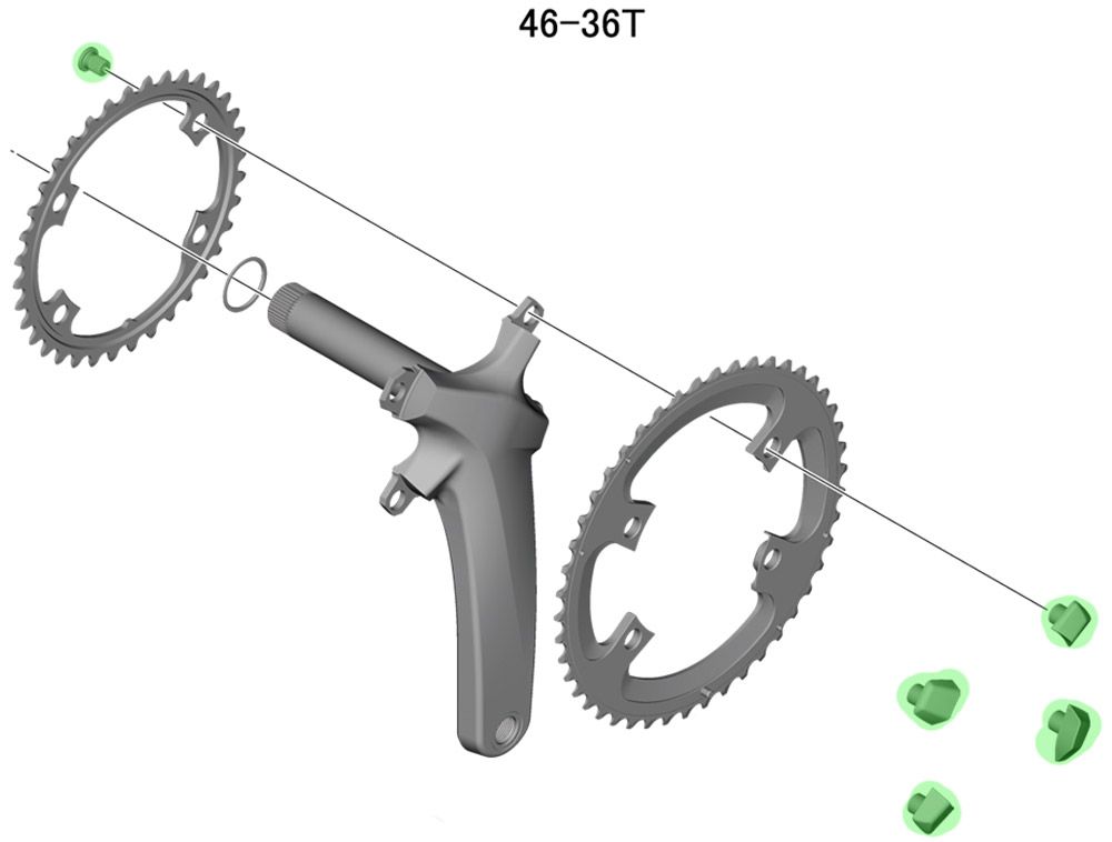 Shimano ULTEGRA Kettenblattschrauben für FC-6800 (4 Stück) kaufen | Bike-Discount