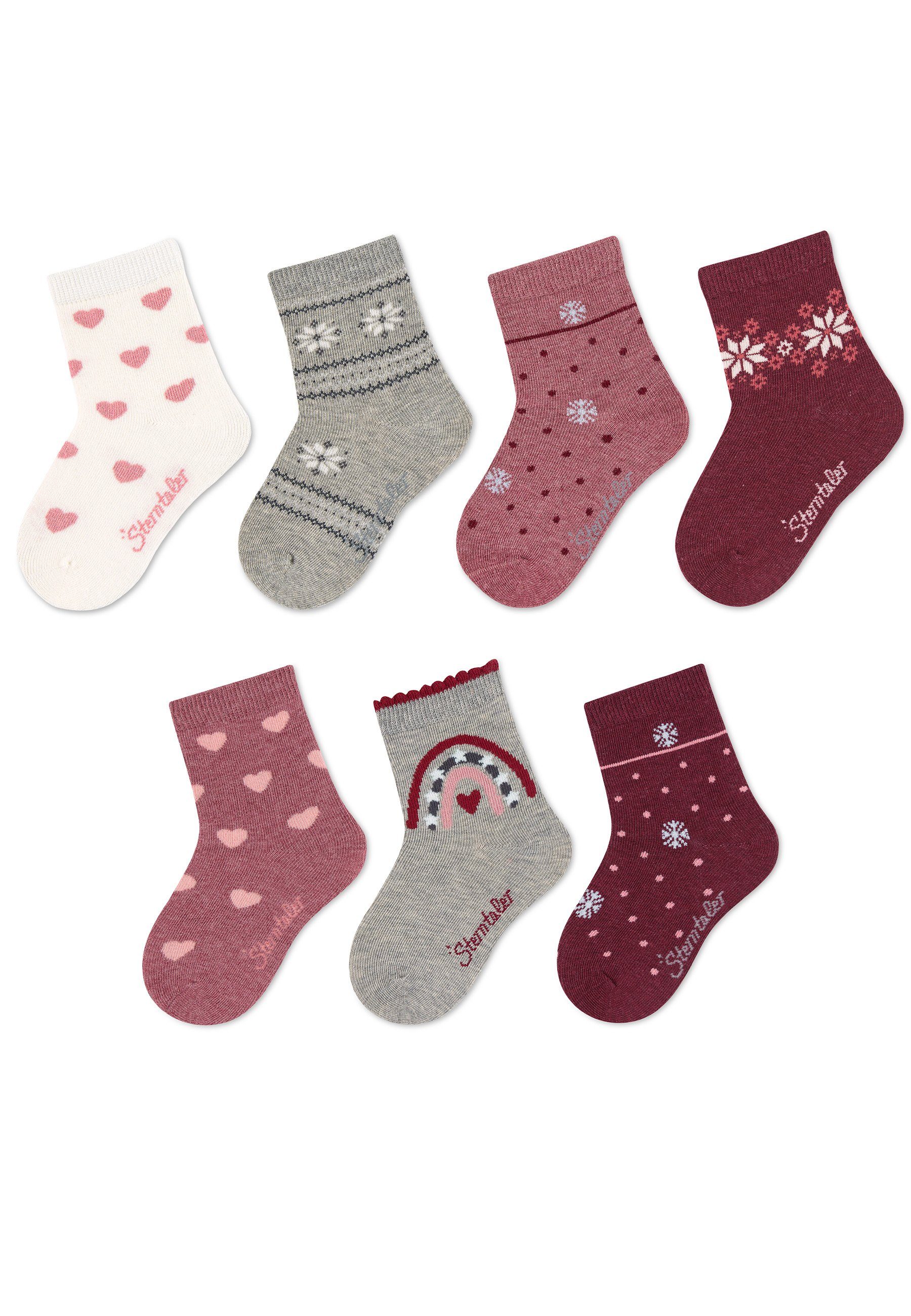 Sterntaler® Feinsöckchen Söckchen Mädchen, 7er-Box