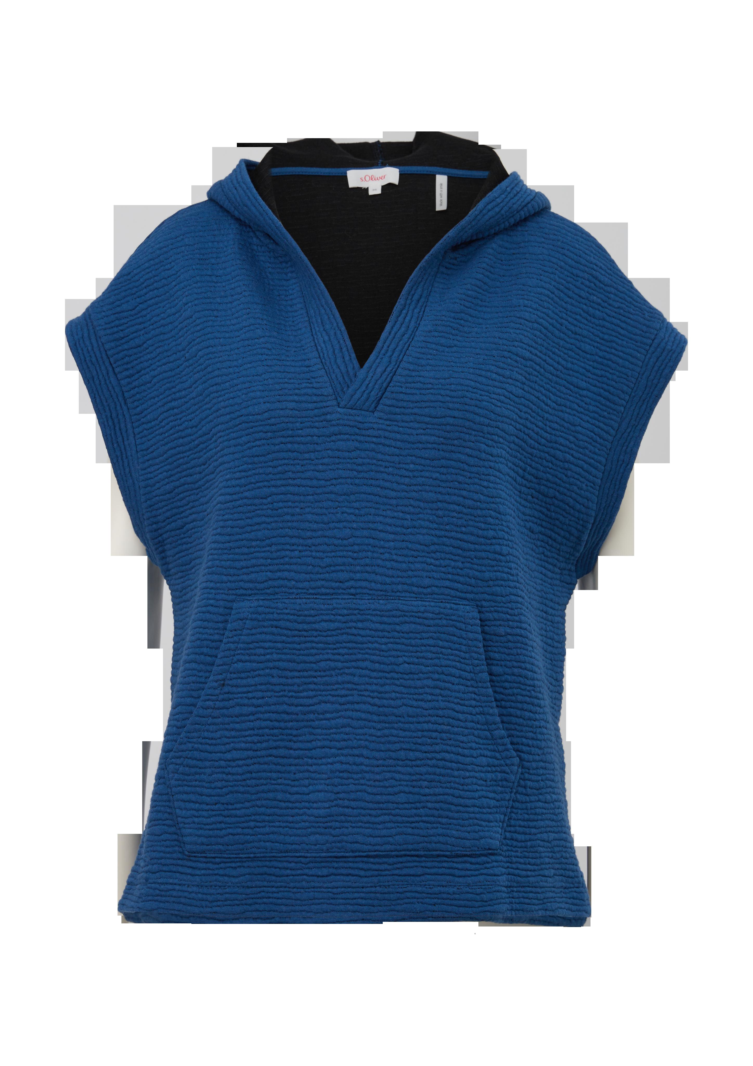 Kurzarmhoodie mit Kängurutasche  2126065-5659