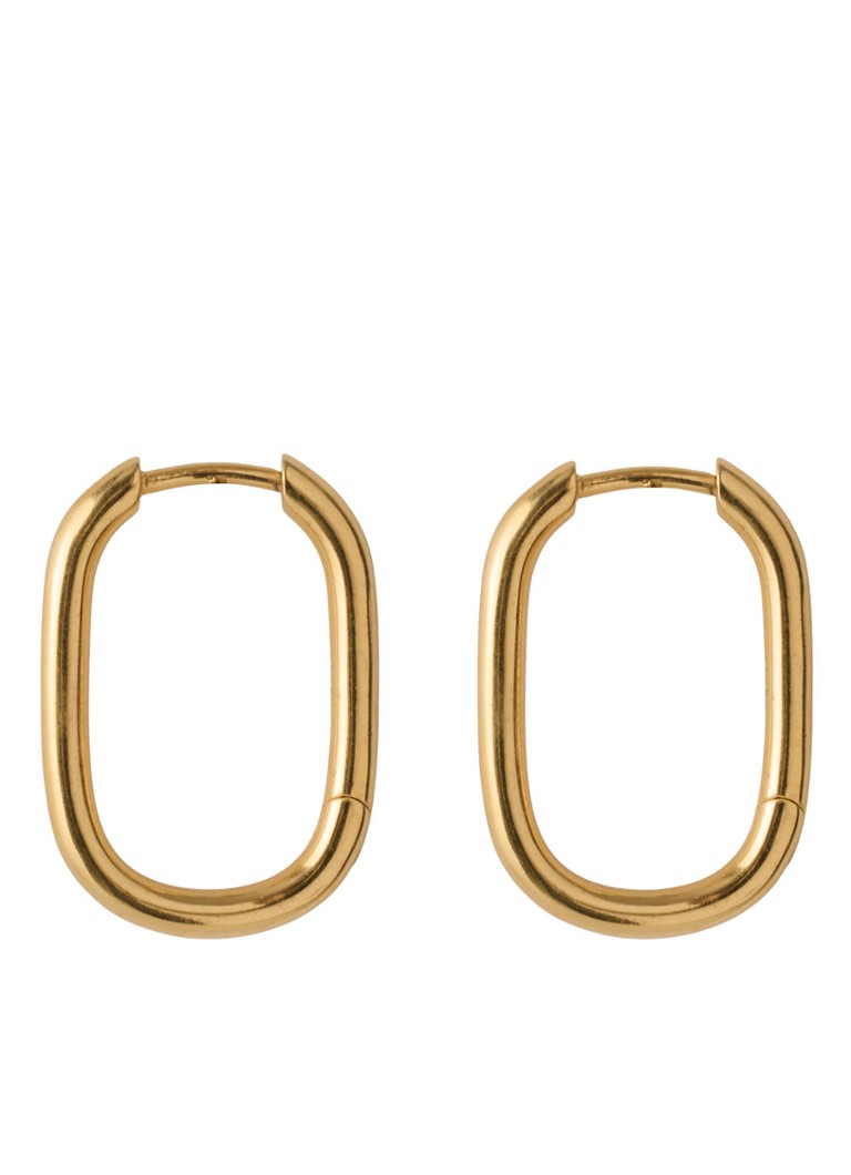 Pernille Corydon Soft Edge earrings gold plated
