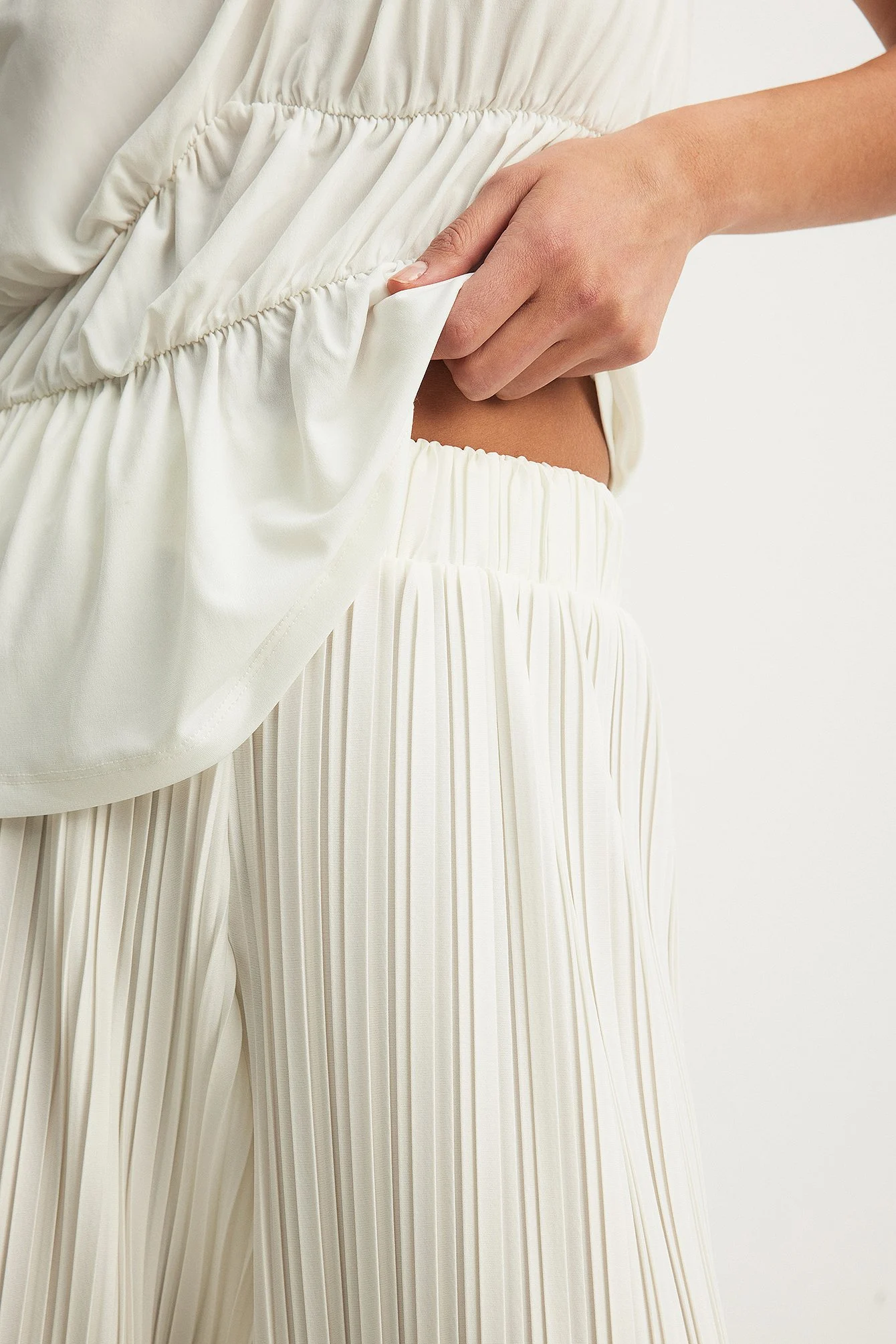 Plissierte Hose