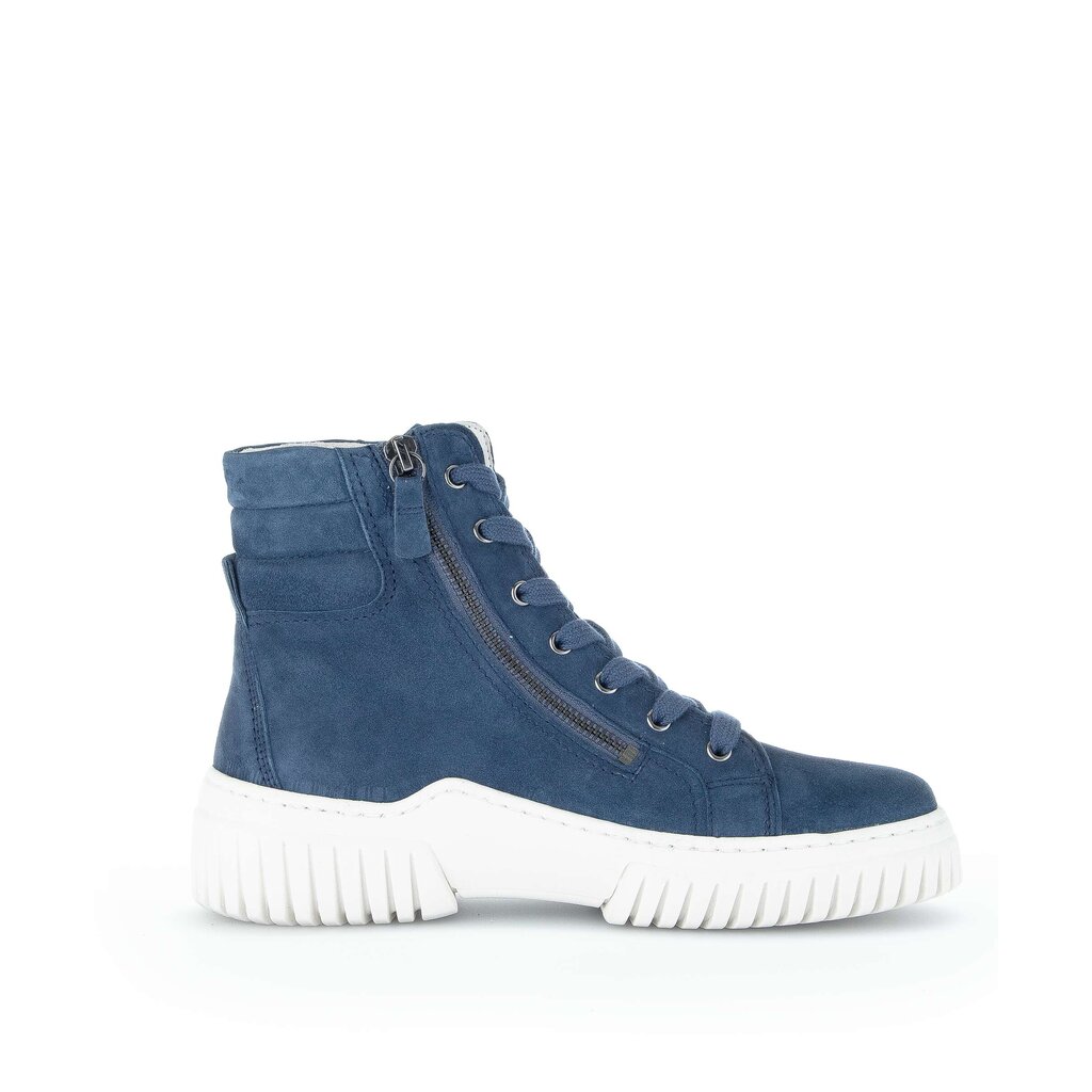 Gabor fashion Schnürstiefelette blau