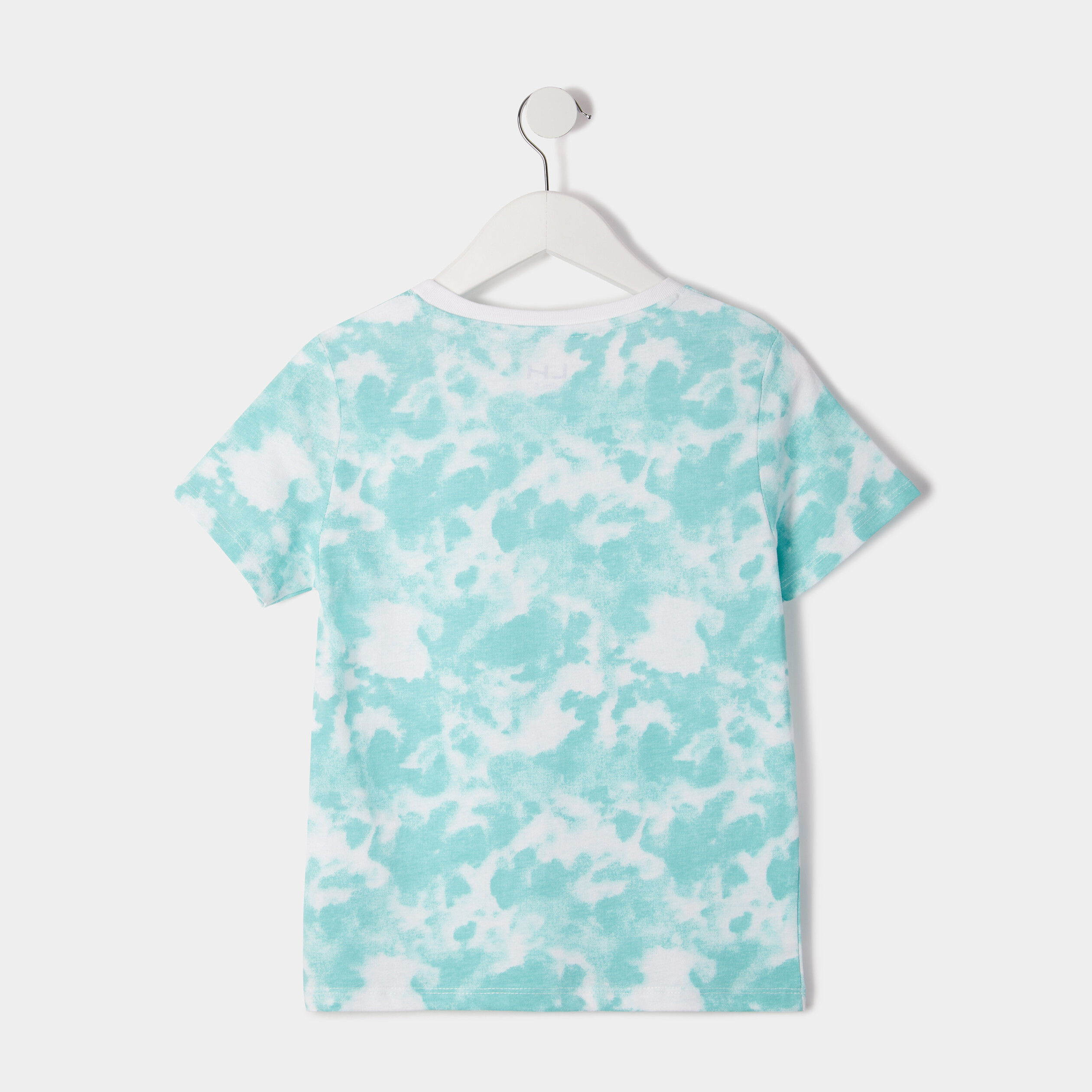 T-shirt manches courtes bleu ciel garçon | La Halle