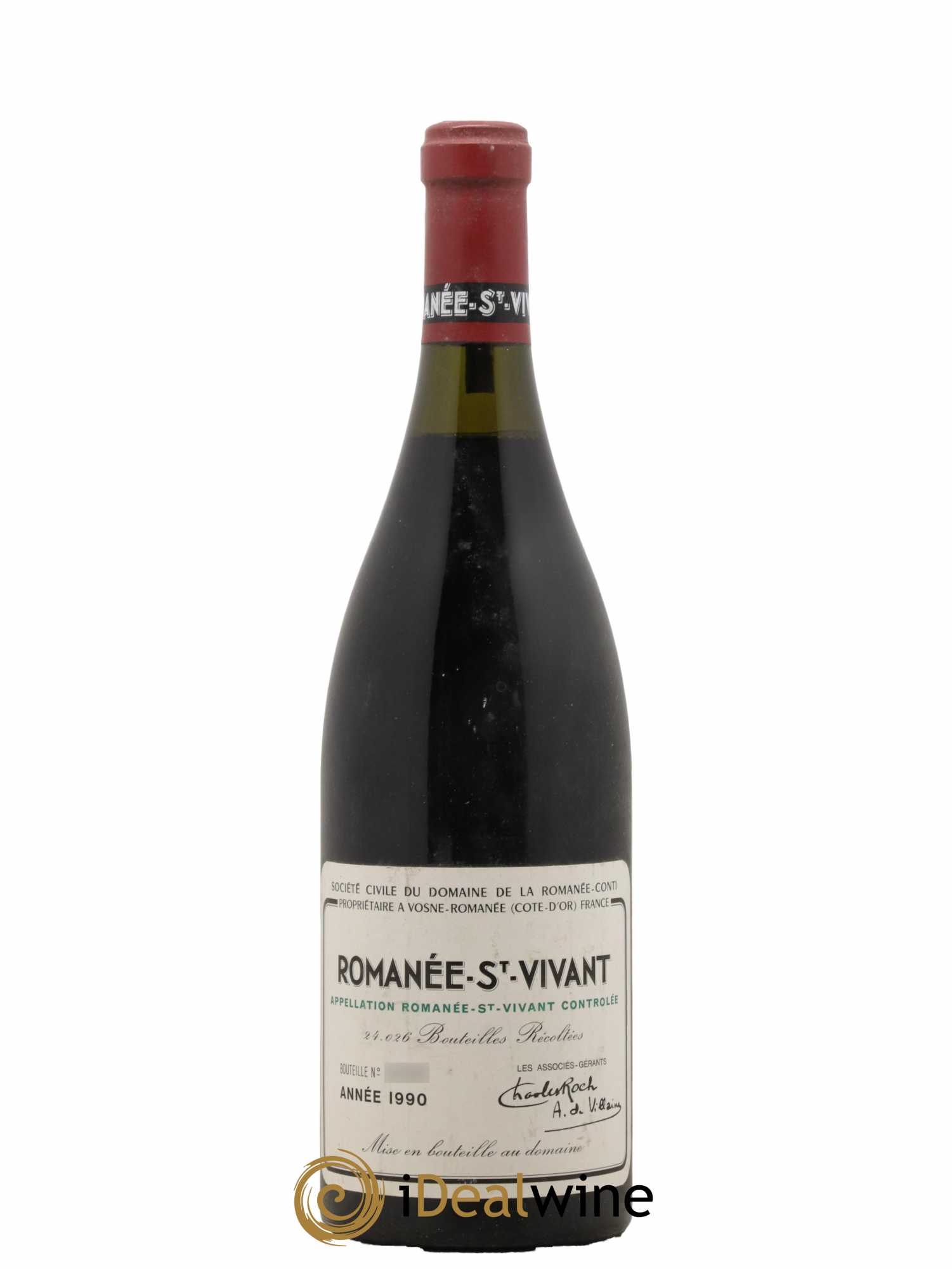 Romanée-Saint-Vivant Grand Cru Domaine de la Romanée-Conti  1990 - Lot de 1 Bouteille