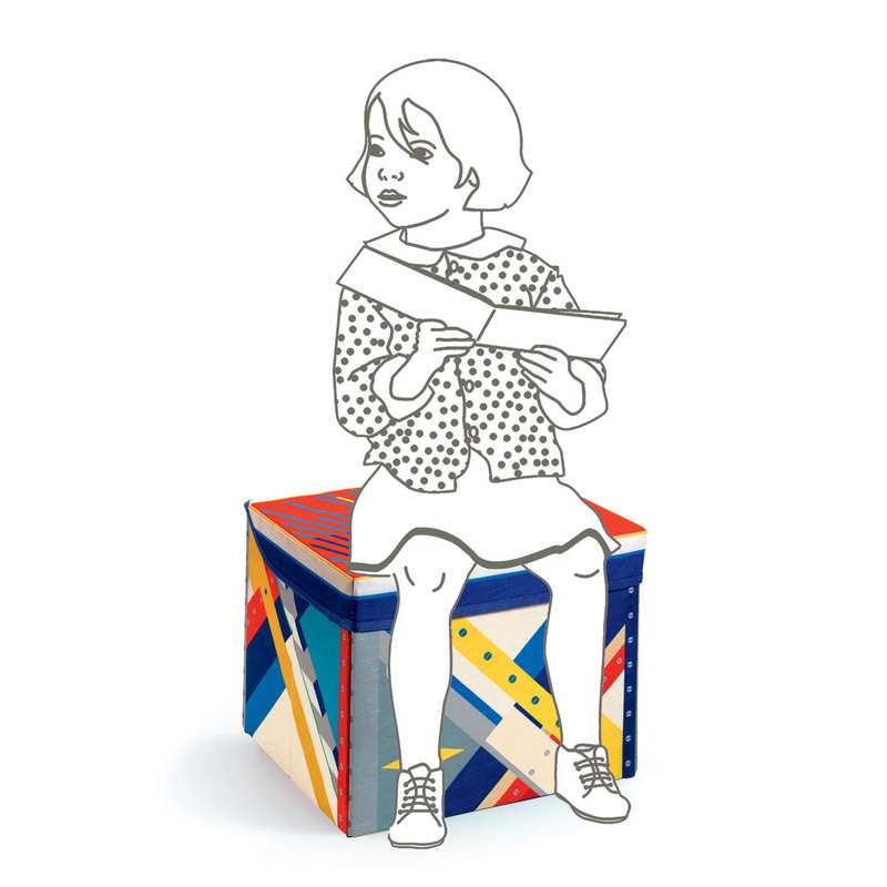 Coffre à jouets Fusée Djeco