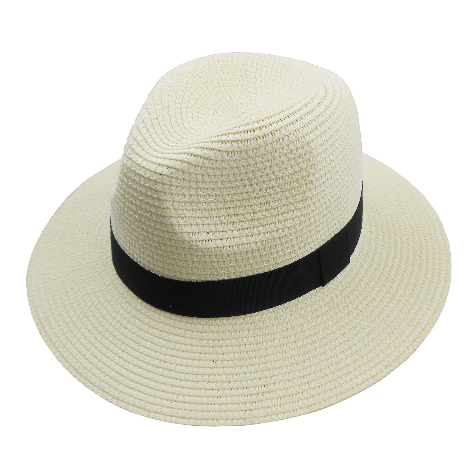 Yalion Outdoorhut Damen/Mann Strohhut Temperament Sonnenhüte Breiter Krempe Strandmütze Sonnenschutz