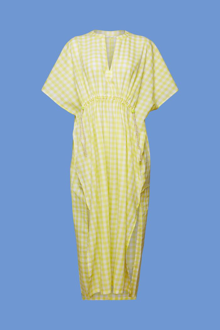 Kaftan-Strandkleid, 100 % Baumwolle