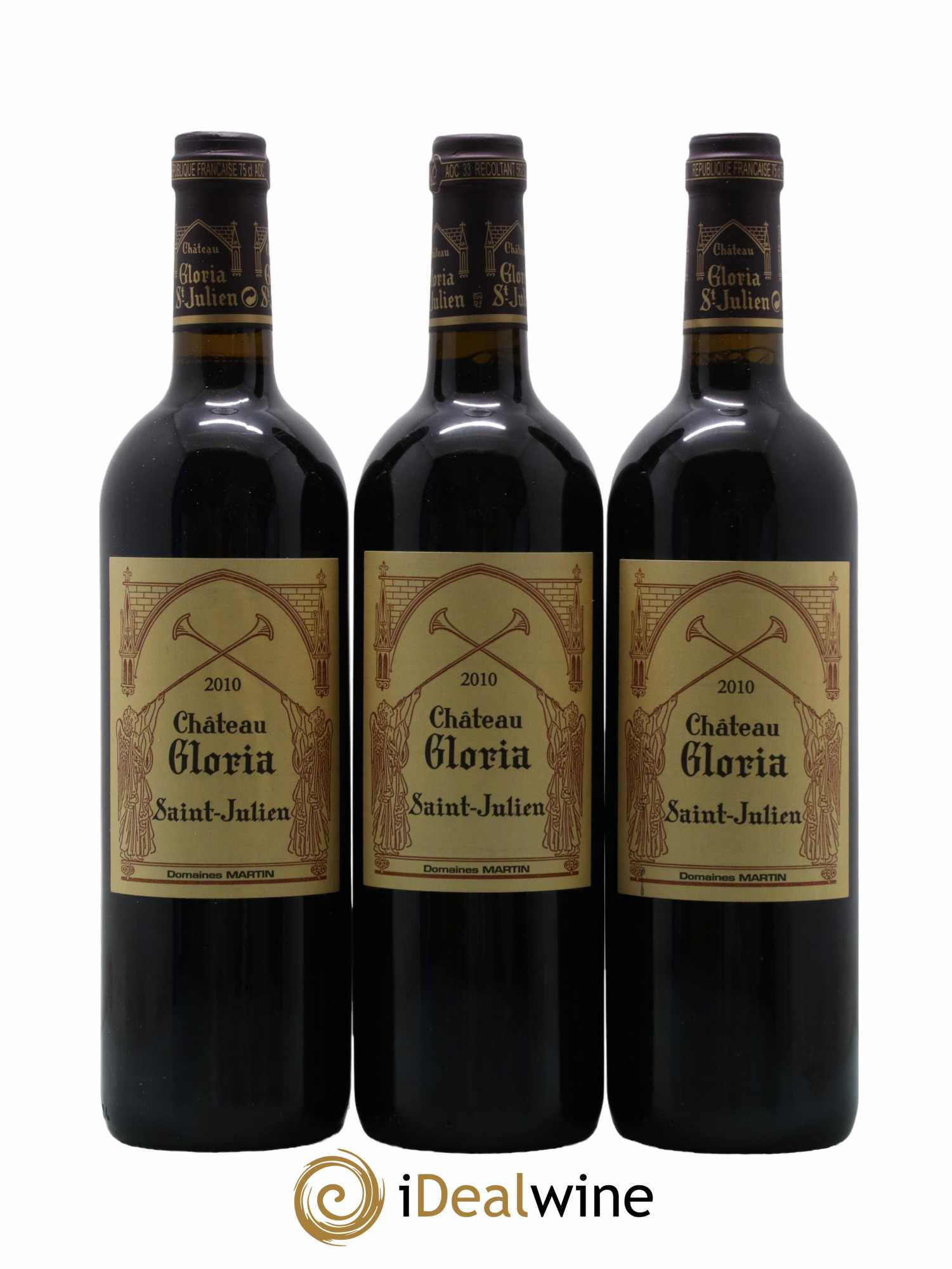 Château Gloria  2010 - Lot de 6 Bouteilles