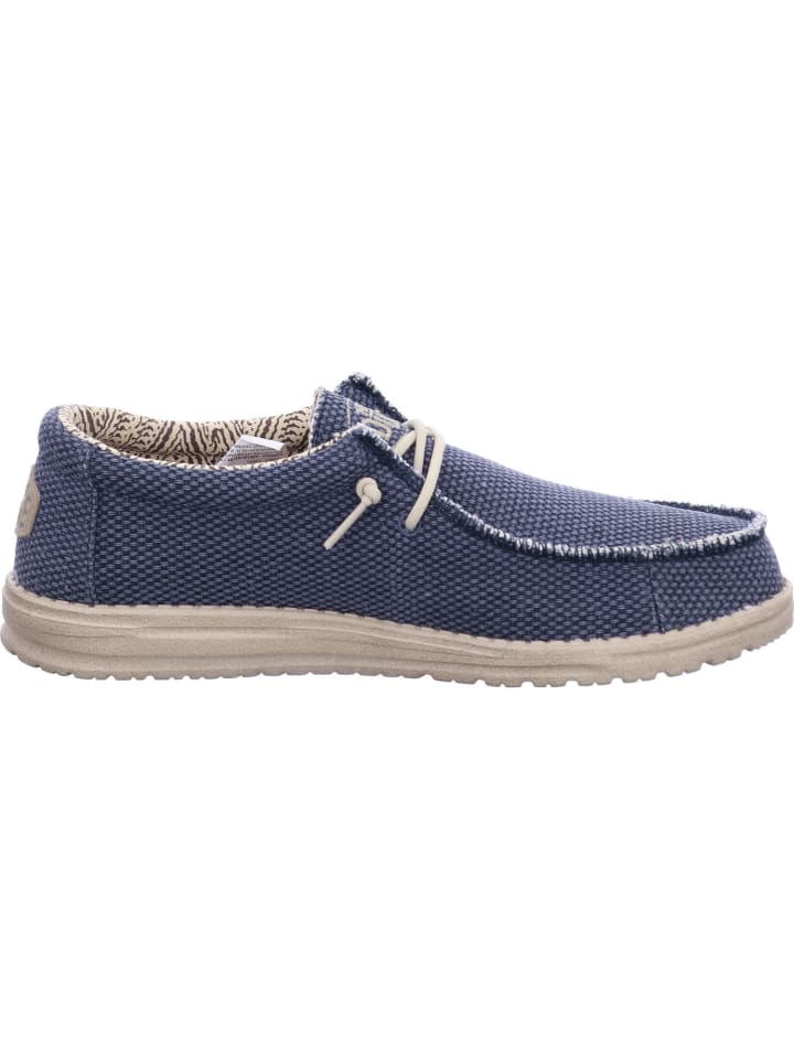 Hey Dude Herren Halbschuhe WALLY BRAIDED in Blau günstig kaufen
