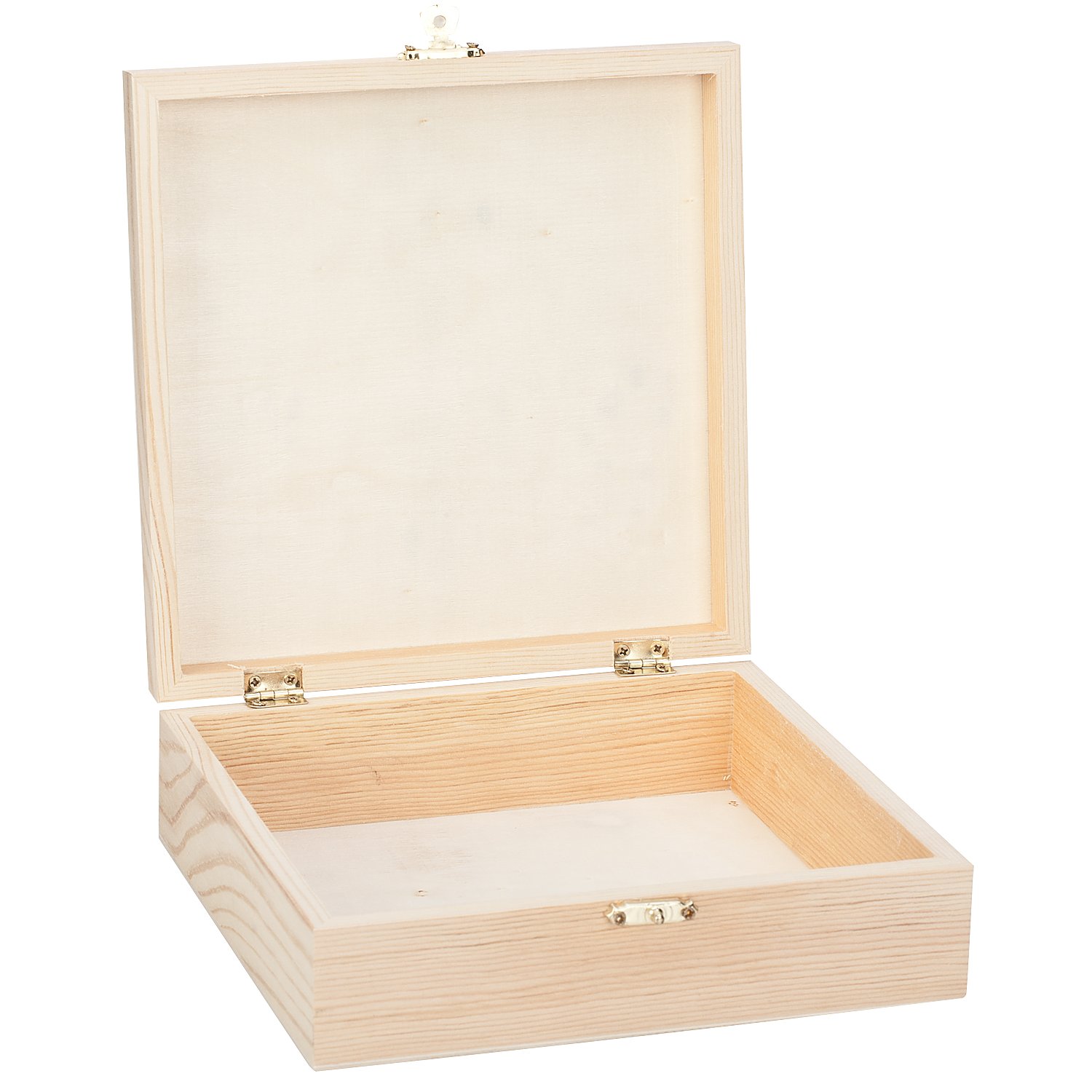 Servietten-Box aus Holz, 18,5 x 18,5 x 5,5 cm