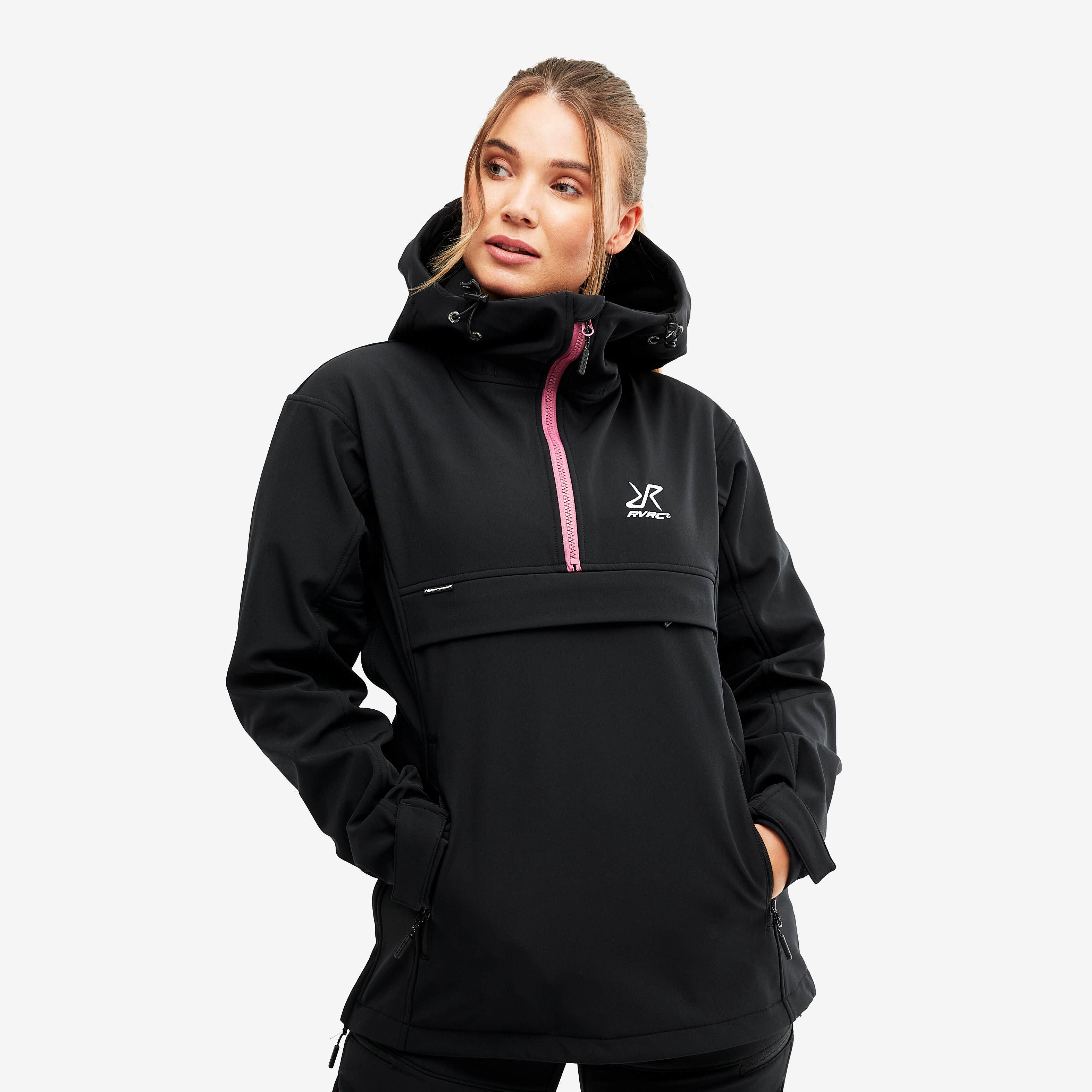 Hiball Anorak Femme Black/Pink
