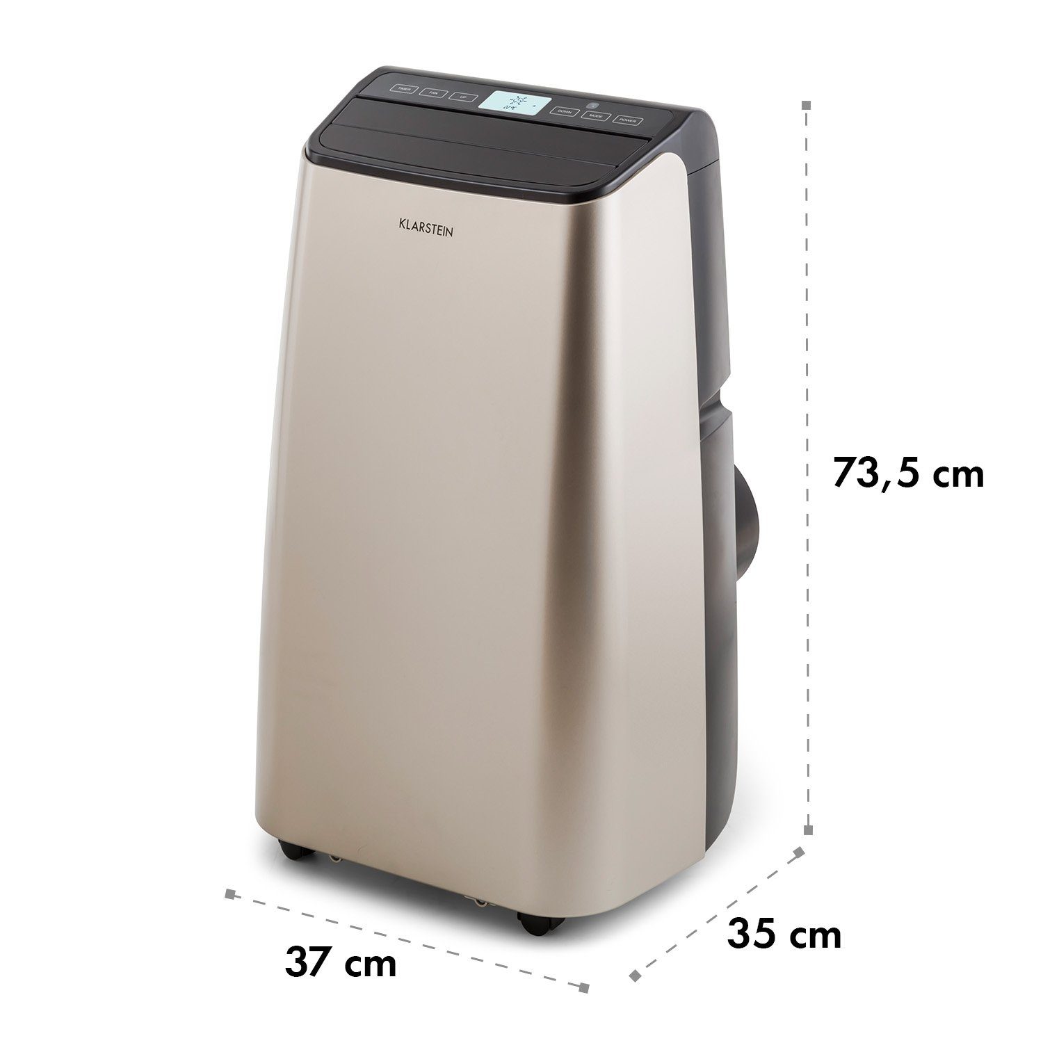 Klarstein Klimagerät Metrobreeze 9 Paris, Klimagerät mobil Air Conditioner Kühlgerät Luftkühler