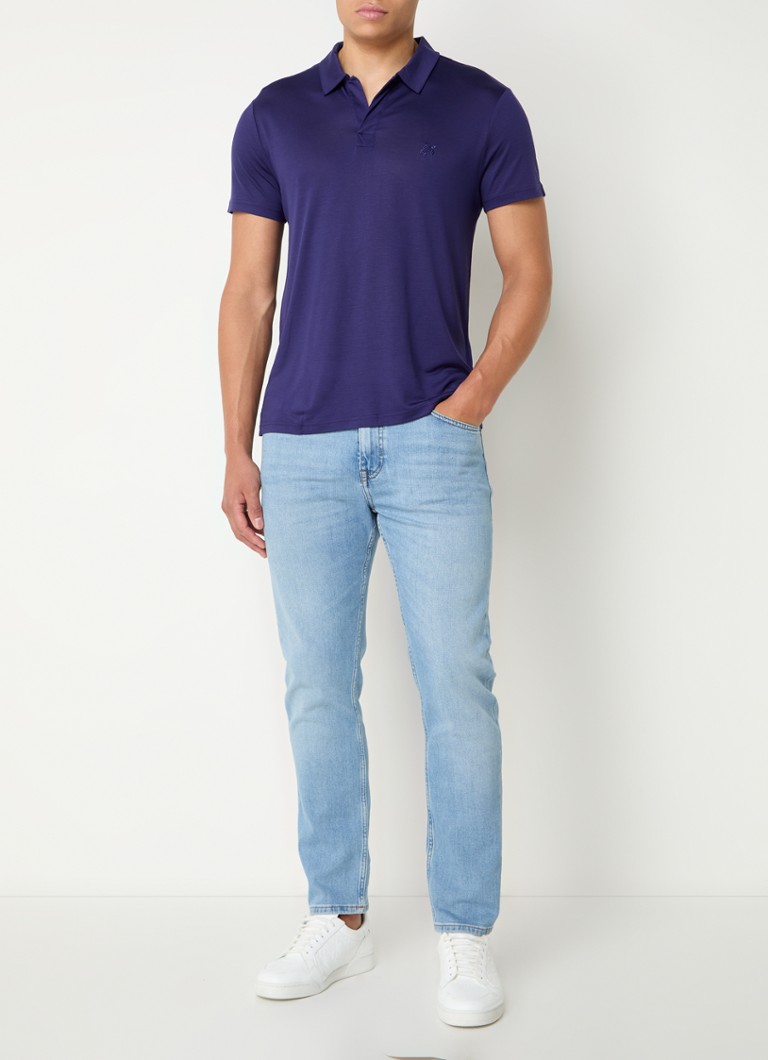 Tricou polo Vilebrequin Pirinol din lyocell, cu croială clasică și broderie.