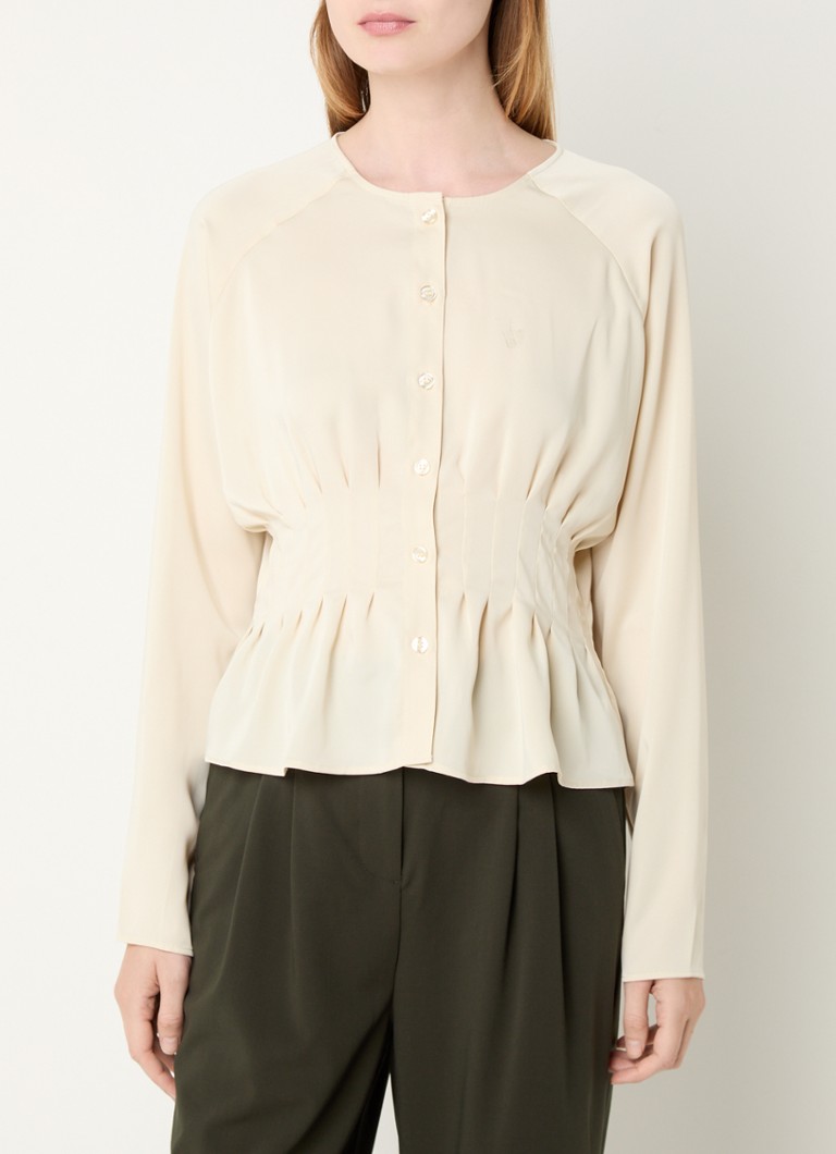 Blusa Modström Liv con dettaglio plissettato
