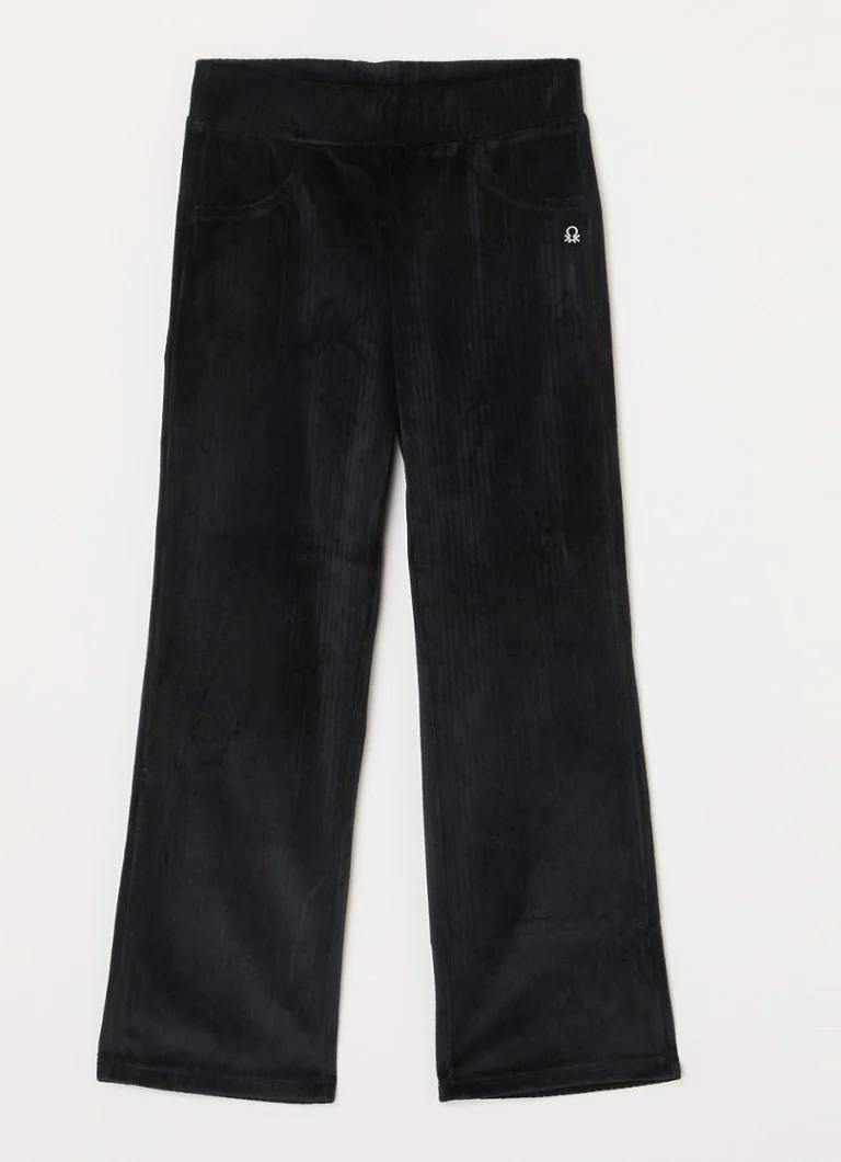 Pantaloni largi din catifea Benetton