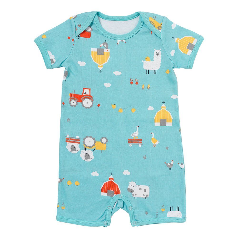Schlummersack Strampler Bio Baby-Strampler kurzarm 2er-Pack OEKO-TEX zertifiziert