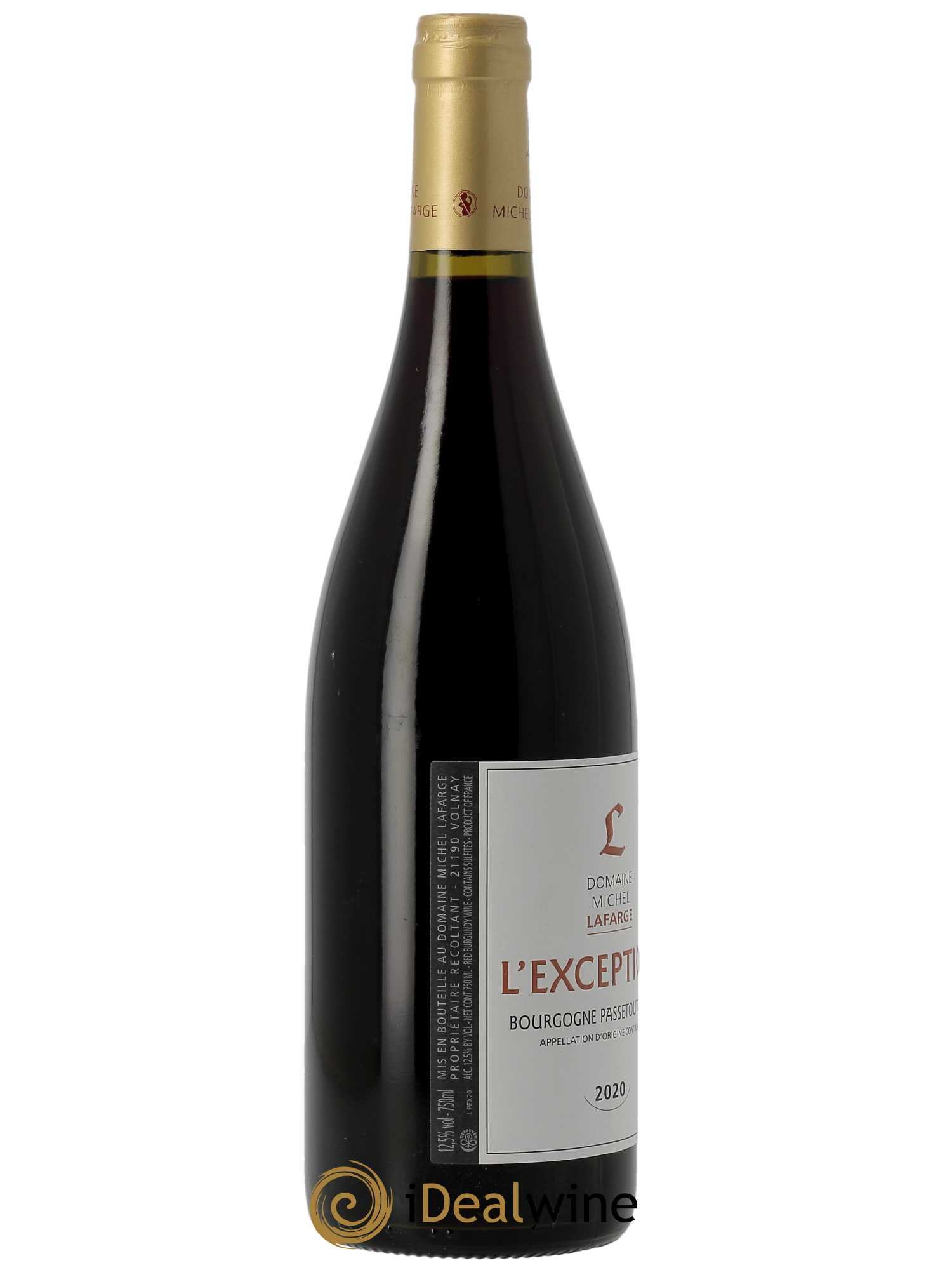 Bourgogne Passetoutgrain L'Exception Lafarge (Domaine)  2020 - Lot de 1 Bouteille