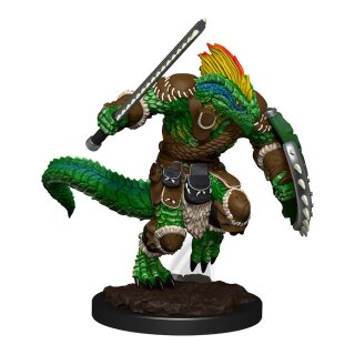 D&D Nolzur's Marvelous Miniatures: Lizardfolk Barbarian & Lizardfolk Cleric (2)