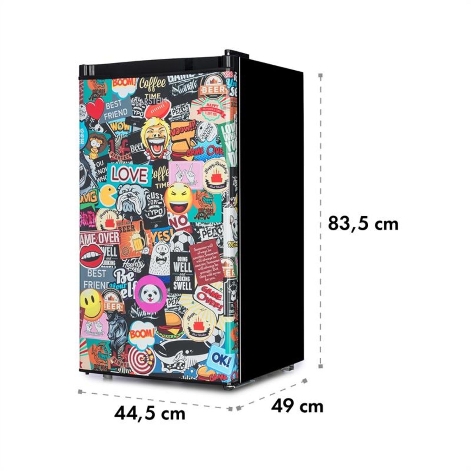 Klarstein Getränkekühlschrank HEA14- KS-90L 10033597, 83.5 cm hoch, 44.5 cm breit
