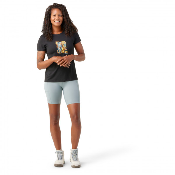 Smartwool - Women's Carved Logo Graphic S/S Tee Slim Fit - Merinoshirt