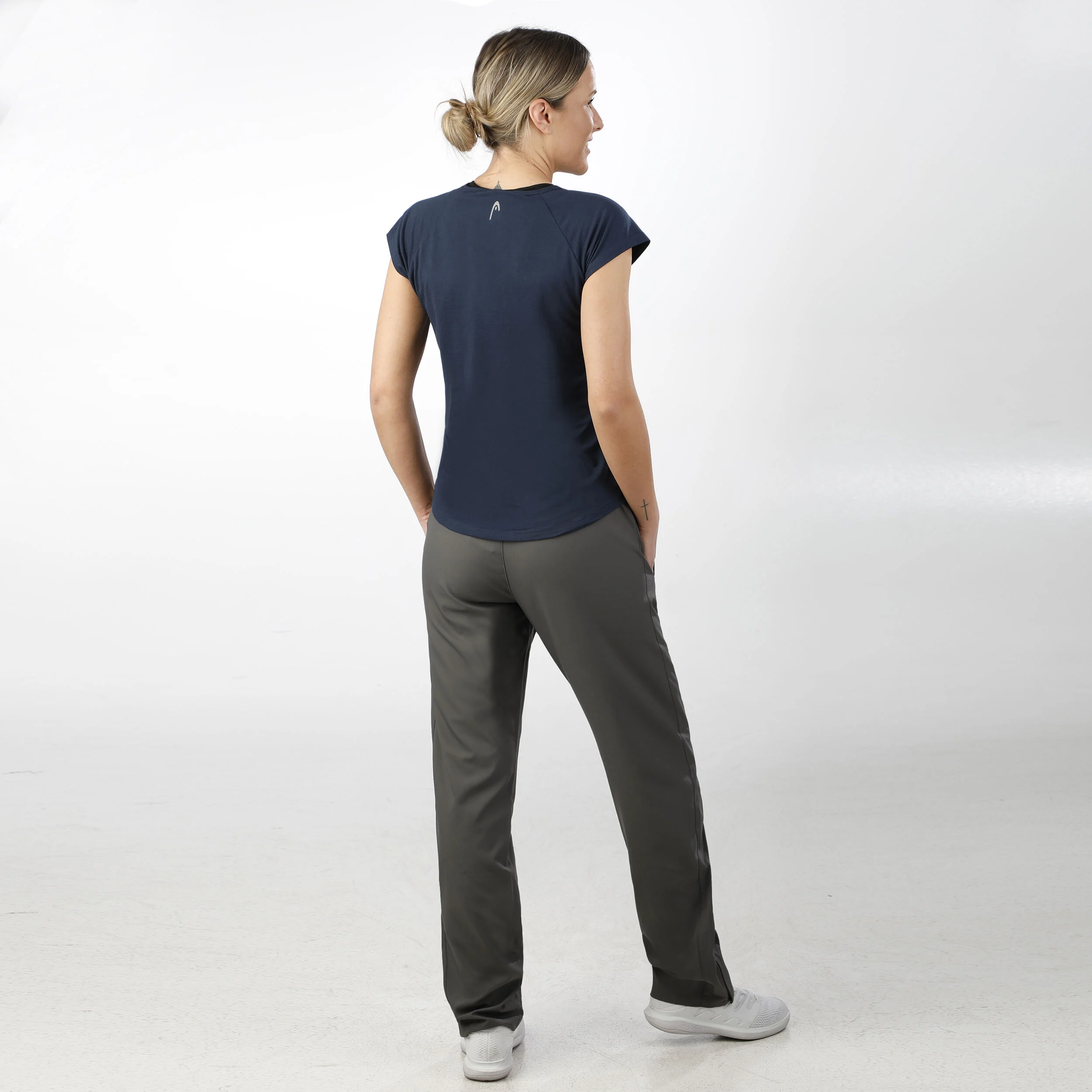 Janet T-Shirt Special Edition Damen - Dunkelblau, Weiß