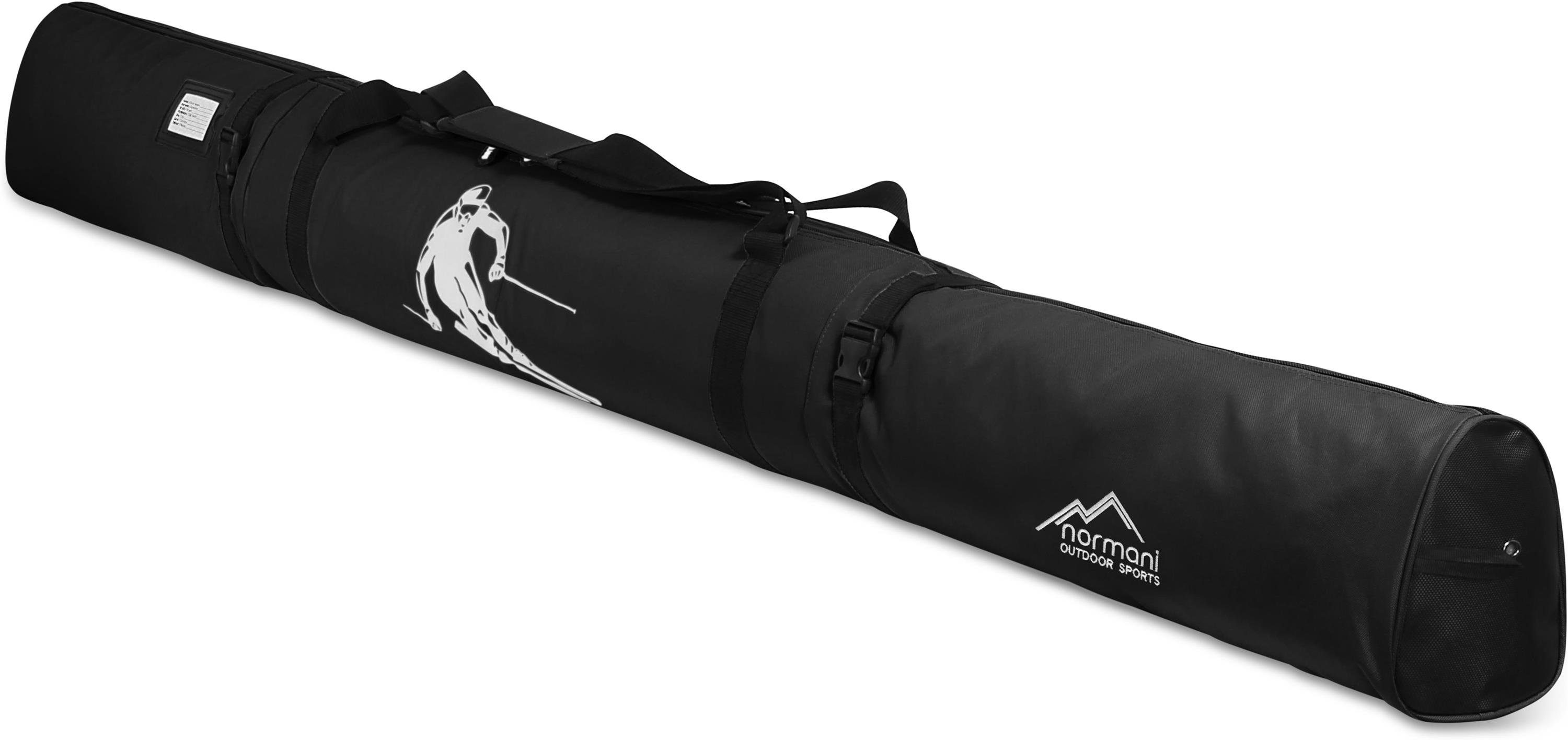 normani Sporttasche Kombiset Skitasche und Skischuhtasche, Skiset Skibag gepolsterte Skitasche Skisack für 1 Paar Ski, Skischuhe und Stöcker