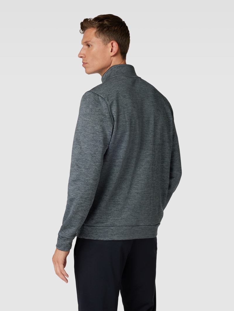 Sweatshirt mit Label-Detail in dunkelgrau