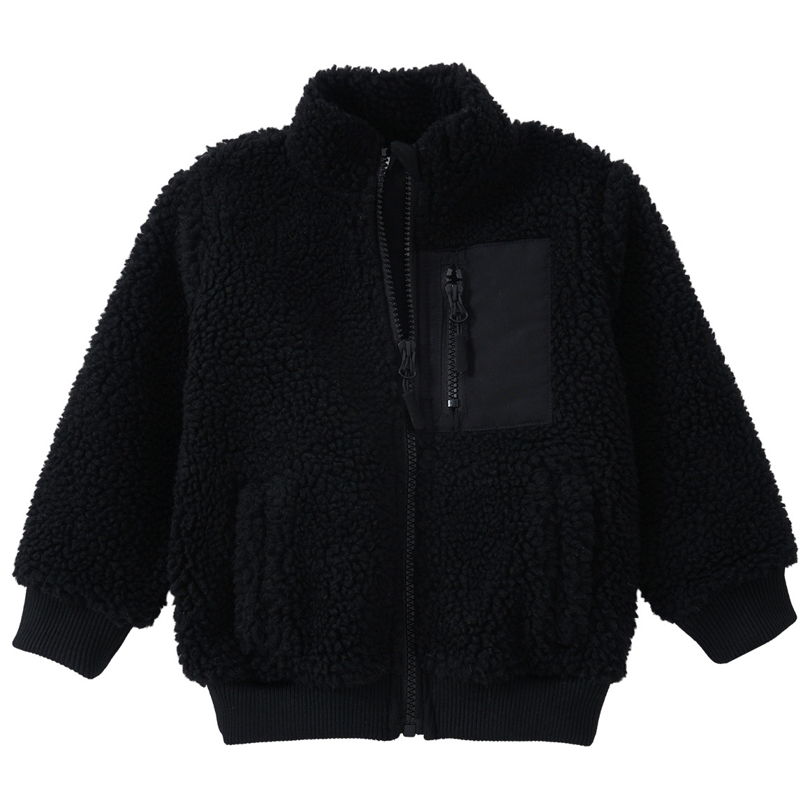 Jungen Jacke aus Teddyfleece