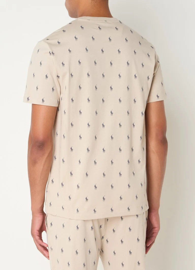 Haut de pyjama Ralph Lauren à imprimé logo
