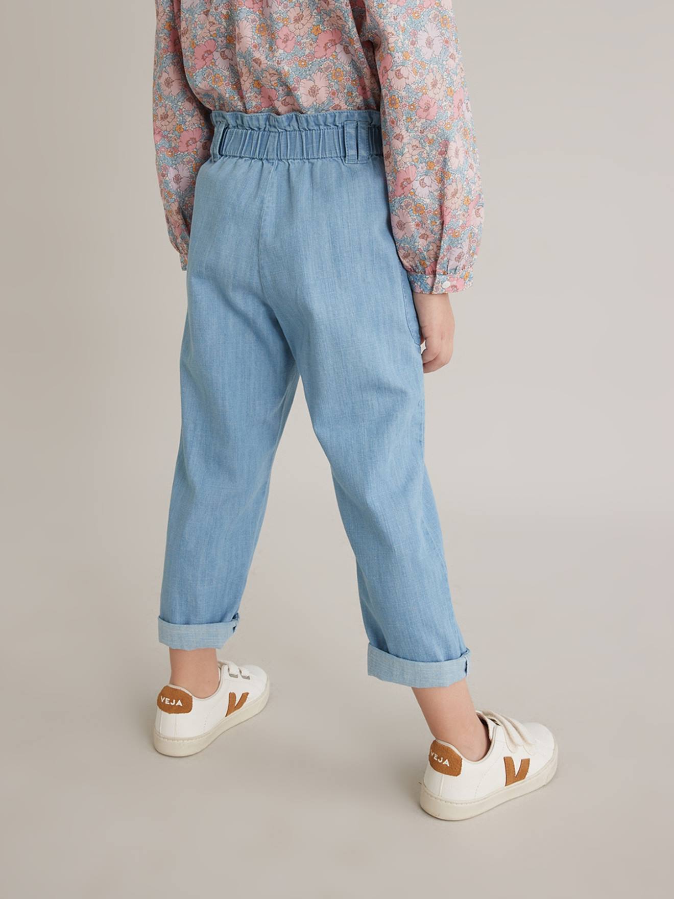 Jean Mom Fille CYRILLUS denim