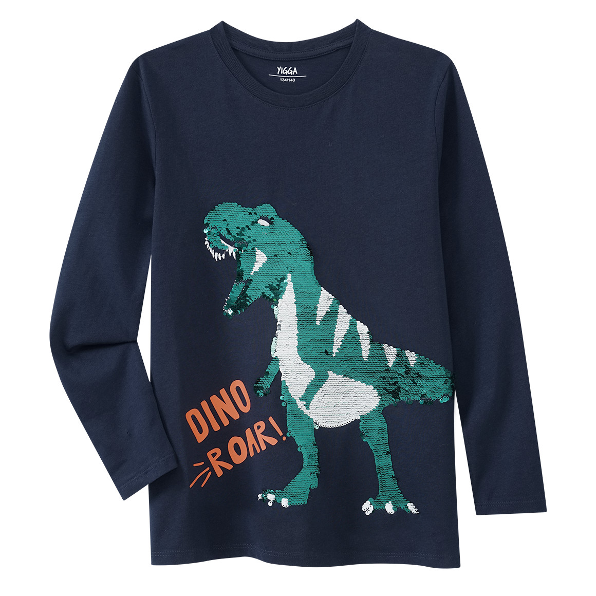 Jungen Langarmshirt mit Wendepailletten
