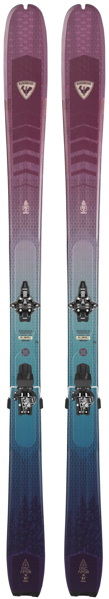 Skis de randonnée femme ESCAPER W 87 NANO OPEN