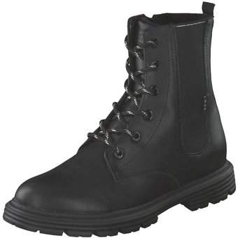 s.Oliver Schnür Boots in schwarz
