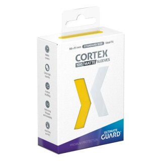 Ultimate Guard - Cortex Sleeves: Standardgröße - Matte Yellow (100)