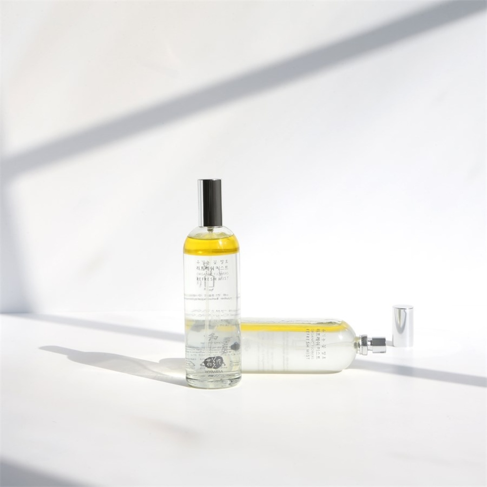 WHAMISA Organic Flowers Refresh Mist Créme visage