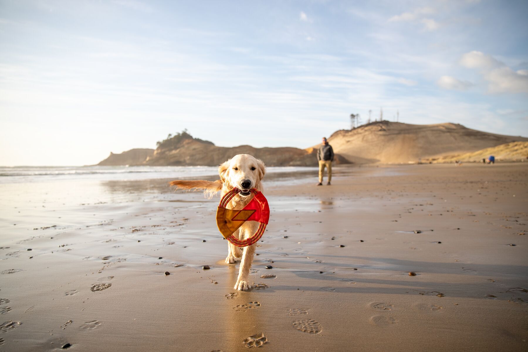Ruffwear Frisbees & Wurfspielzeug Ruffwear Pacific Ring™ Spielzeug rot