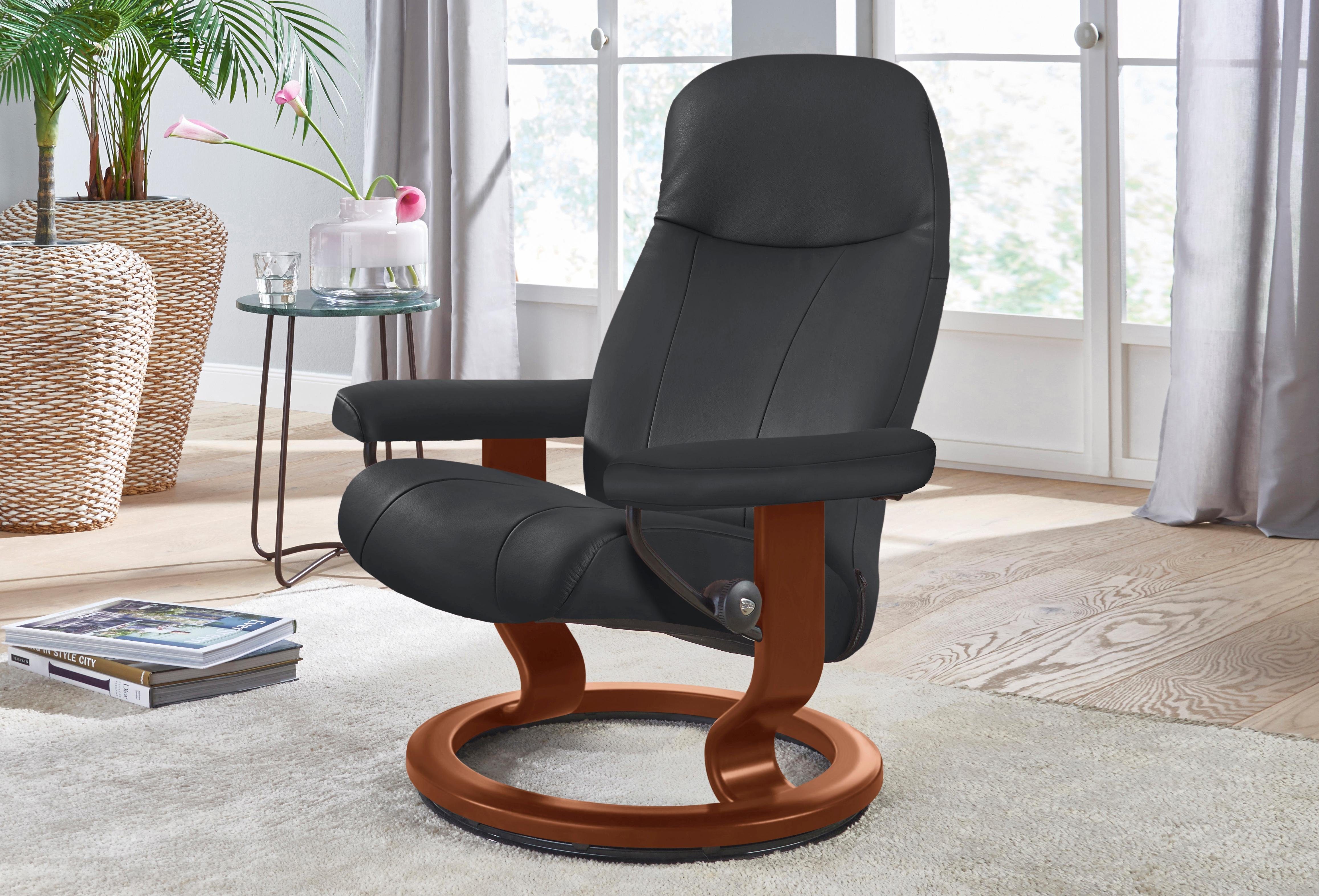 Stressless® Relaxsessel Garda (Set), mit Classic Base, Größe L, Gestell Braun