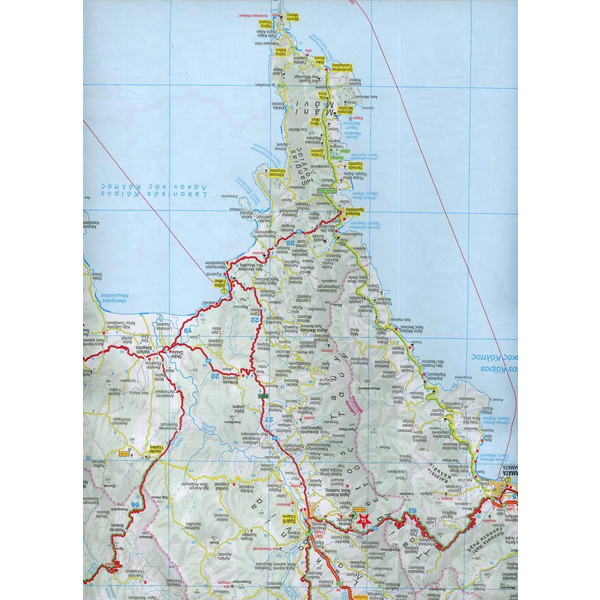 MARCO POLO Karte Griechenland, Festland, Kykladen, Korfu, Sporaden 1:300 000 - Straßenkarte