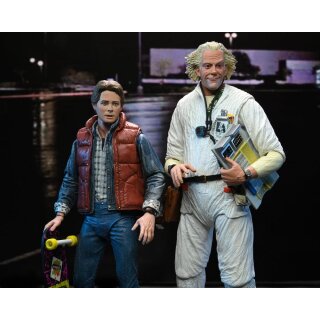 Zurück in die Zukunft Actionfigur Ultimate Doc Brown (1985) 18 cm