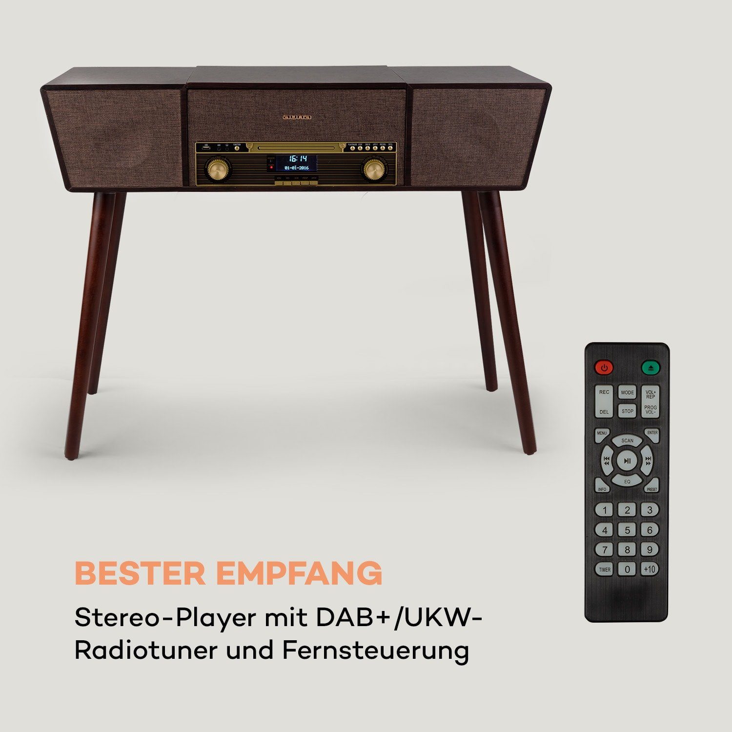 Auna Belle Epoque 1912 Plattenspieler (Bluetooth)