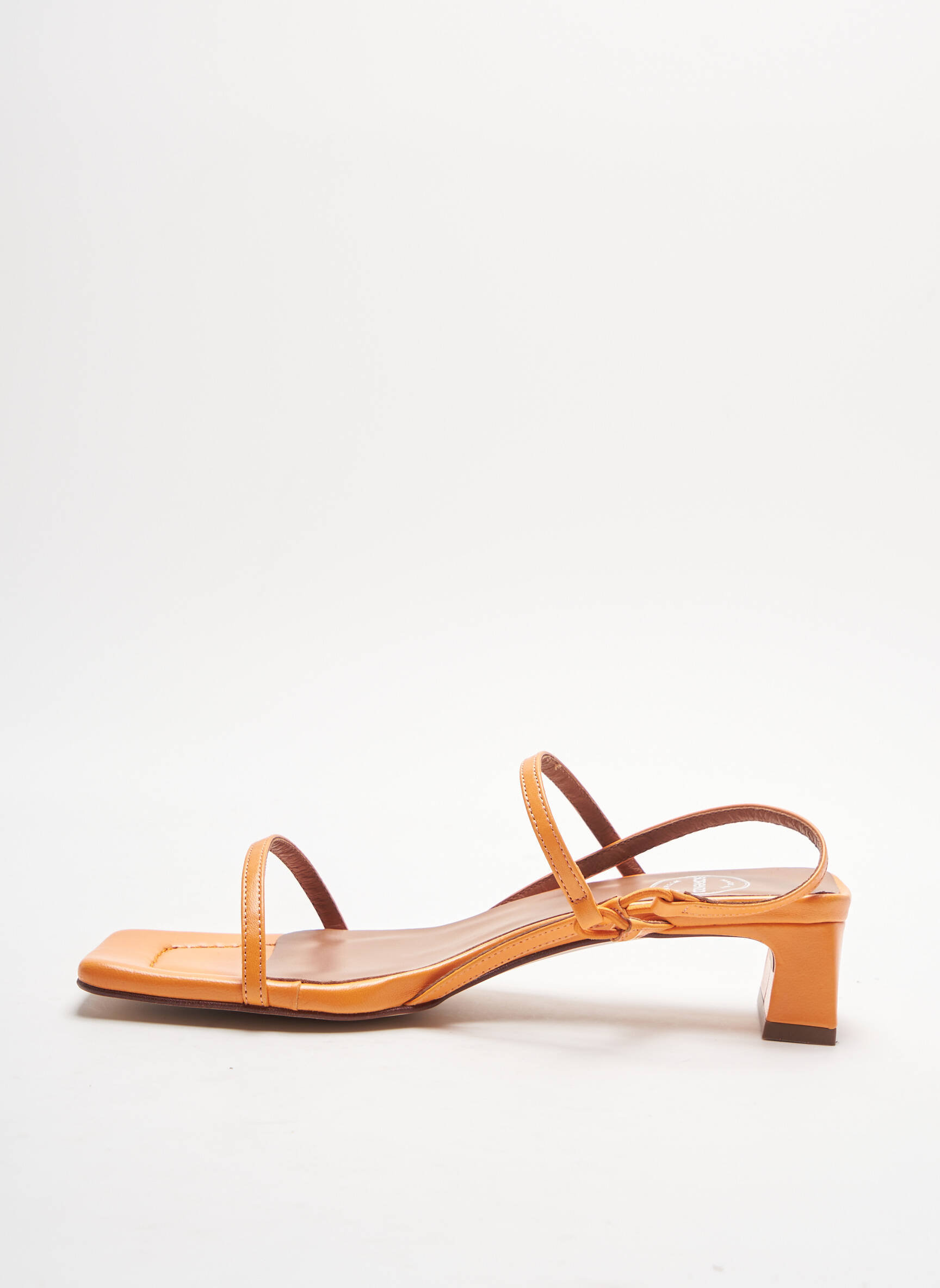 Sarenza Sandales Nu Pieds Femme couleur orange