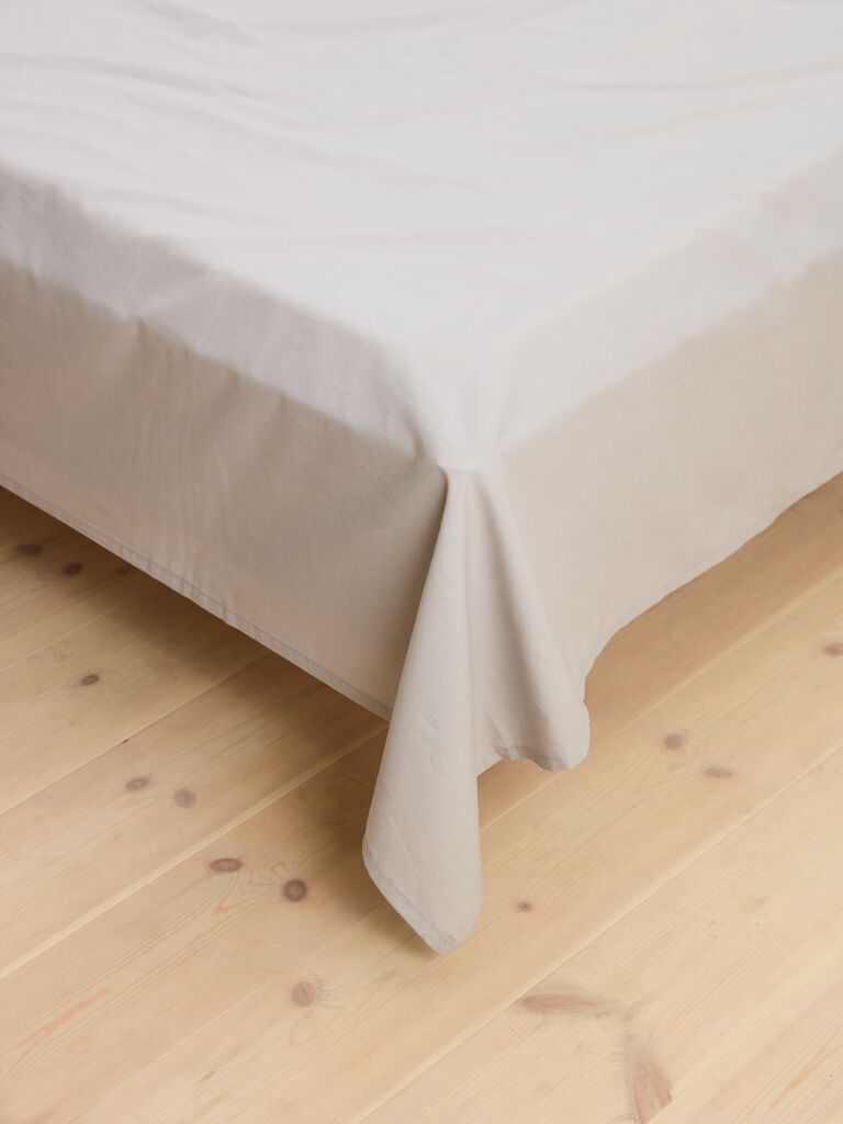 BOLETTE plus Prześcieradło BOLETTE 140x250cm jasnoszare