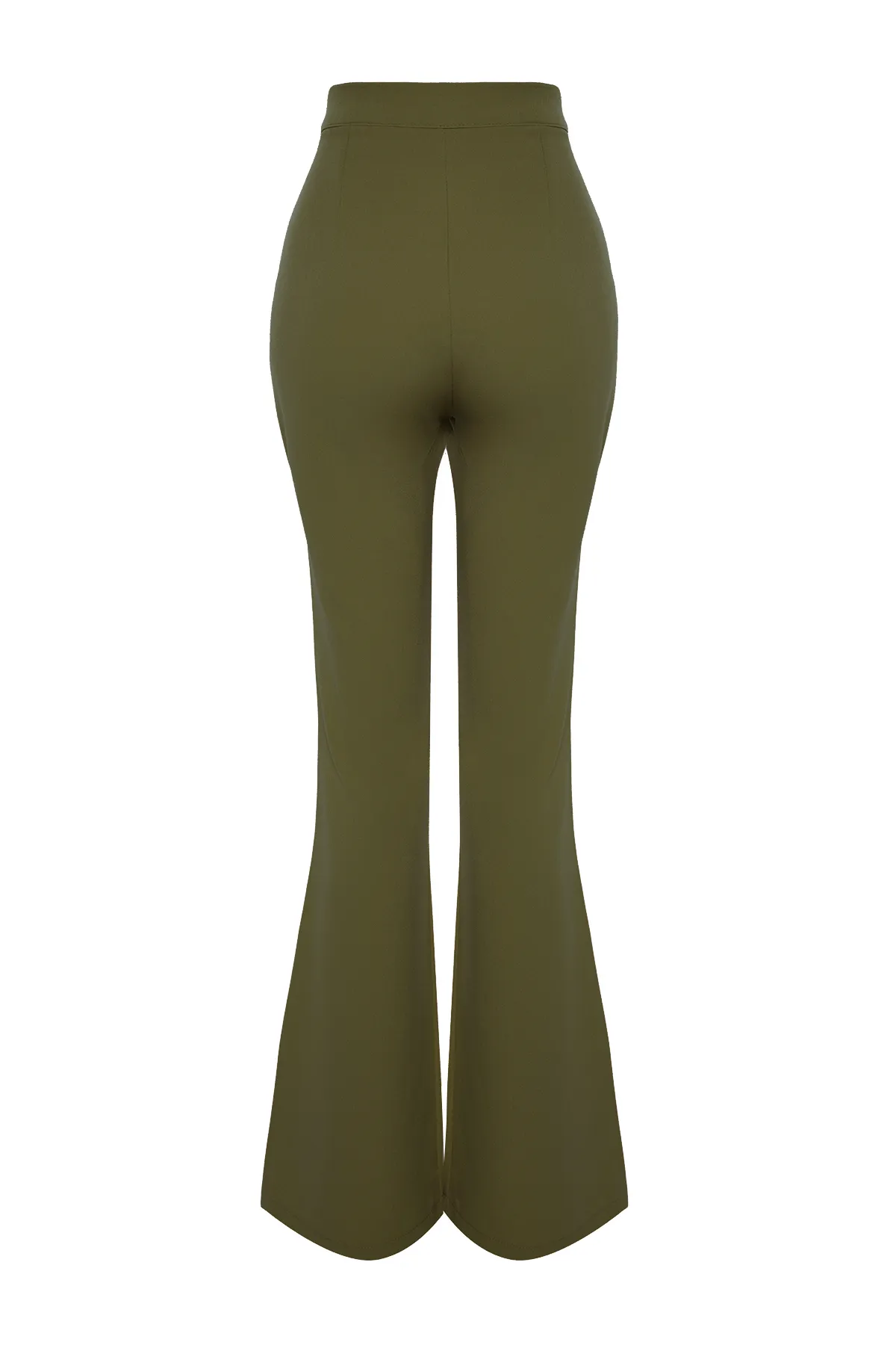 Trendyol Collection  Khakifarbene, gewebte Schlaghose TOFAW19BB0581