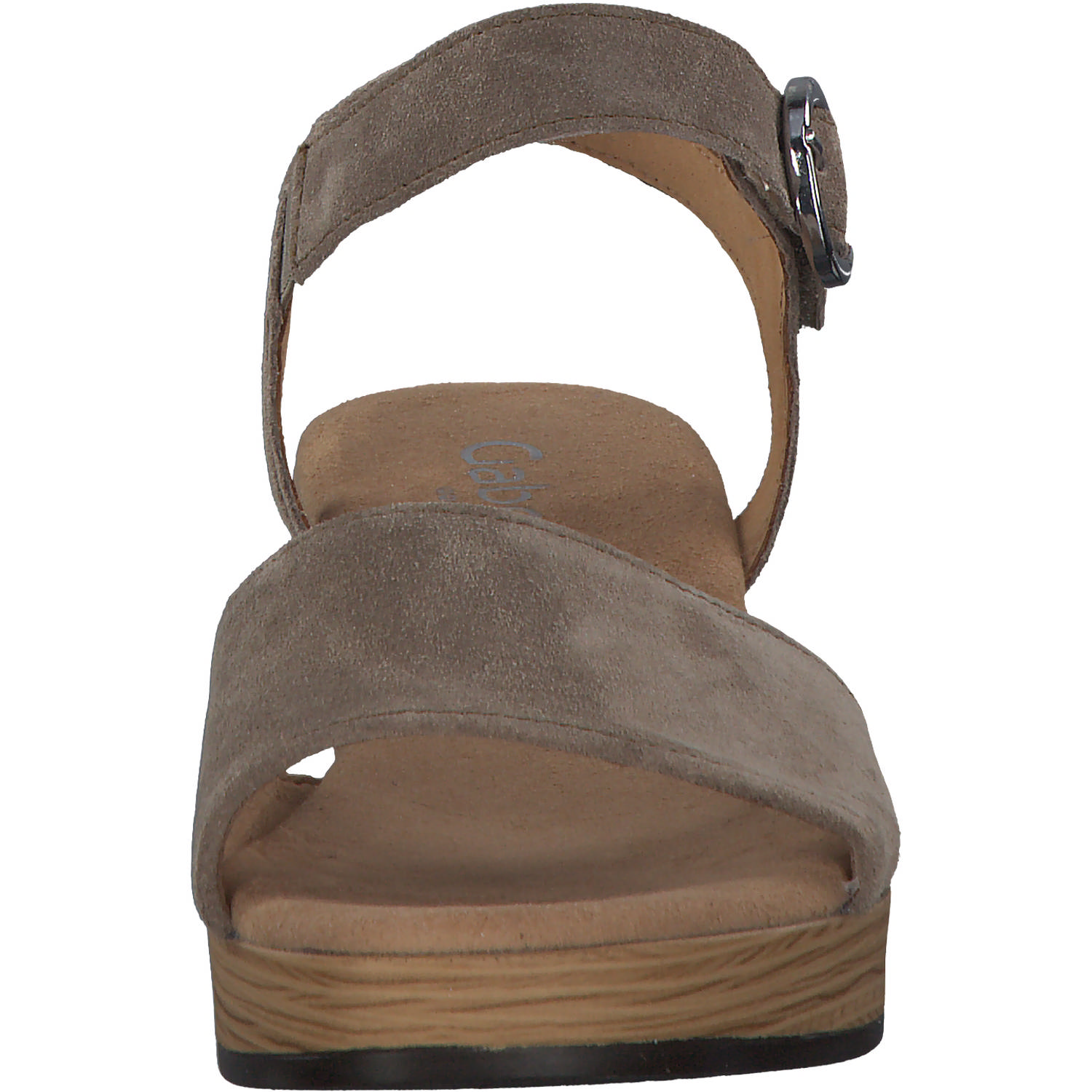 Gabor Comfort 22.071, Plateau-Sandaletten, Damen, sesamo